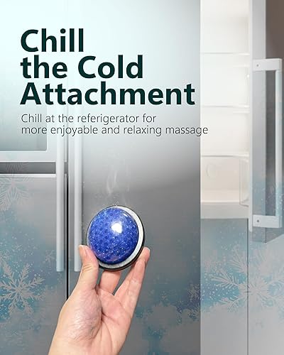 Miniatura 8 de Pistola de masaje con mango de extensión desmontable para masaje muscular de tejido profundo - Masajeador de mano con calefacción de percusión de