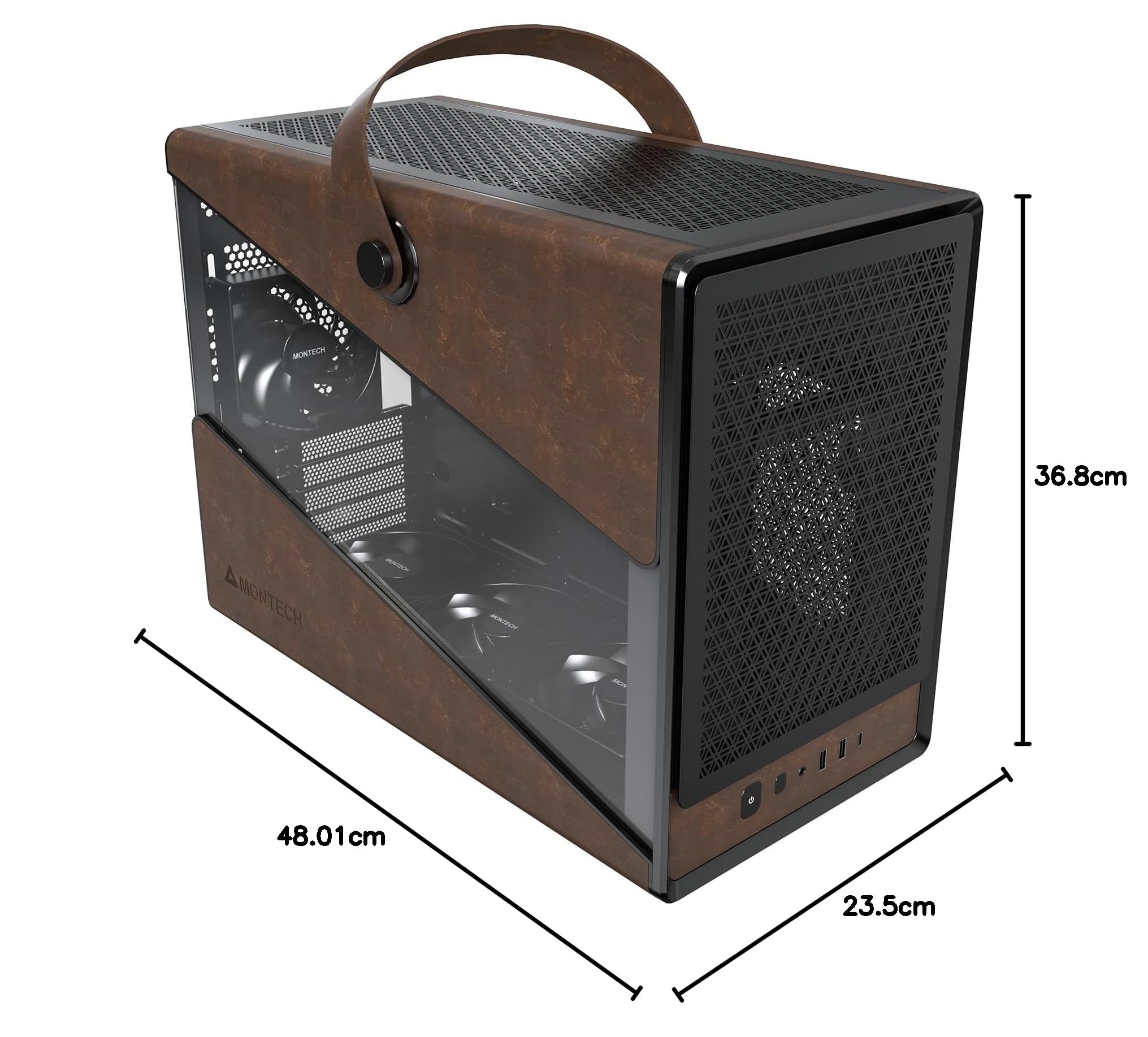 Amazon | MONTECH Heritage mATX、マイクロフォームファクター