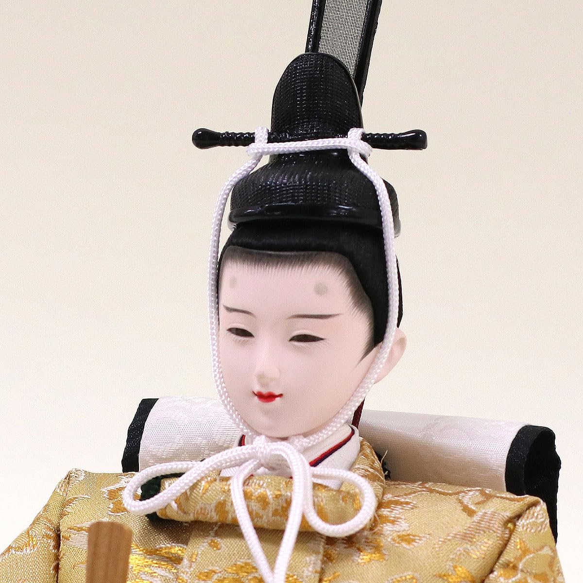 雛人形 横山薫作 衣裳着 収納親王飾り 正絹 黄櫨染 小三五親王 木