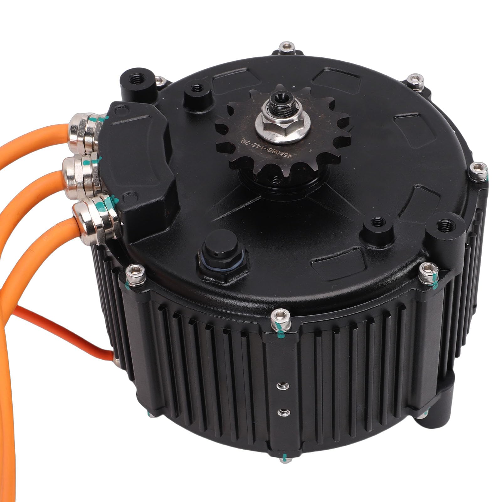Motore Elettrico da 10 KW per Moto Fuoristrada, Motore Sincrono a Magneti Permanenti con Sensore Hall e Impermeabile IP67, per la Sostituzione del