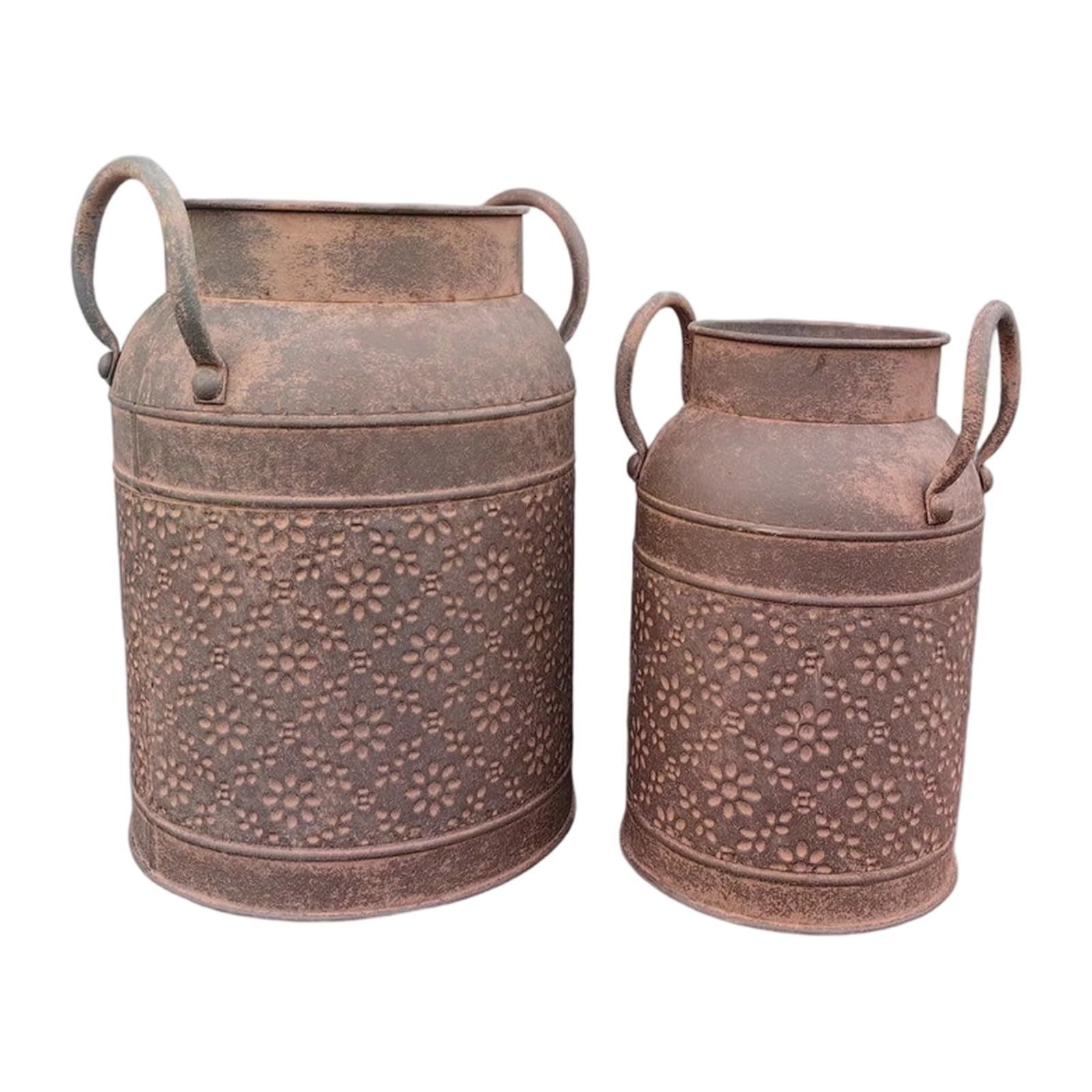 Metal Kettle Vases Retro Decorative Pitcher Flower Holders for Home Decorations Farmhouse Rustics Flower Vase Rustics Farmhouse for Home Decors