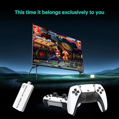 Miniatura 7 de Retro Game Console,Retro Game Stick with Built-in Built-in 23 Emulators,20,000+ Games,4k Hdmi Output TV-Connectable Stick,Plug and Play for Tv.White