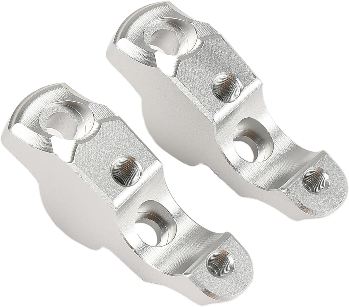 Motorcycle 28mm 1 1/8"HandleBar Handle Bar Mount Clamp Riser For BMW R9T R NineT 2014-2023 (Silver)
