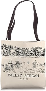 Valley Stream New York Vintage Retro Travel Souvenir Tote Bag