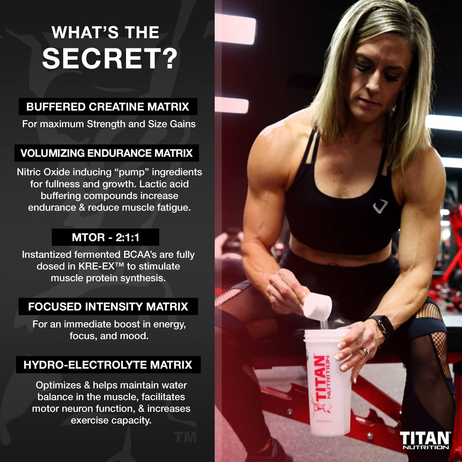 Titan Nutrition KRE-EX Pre Workout Powder