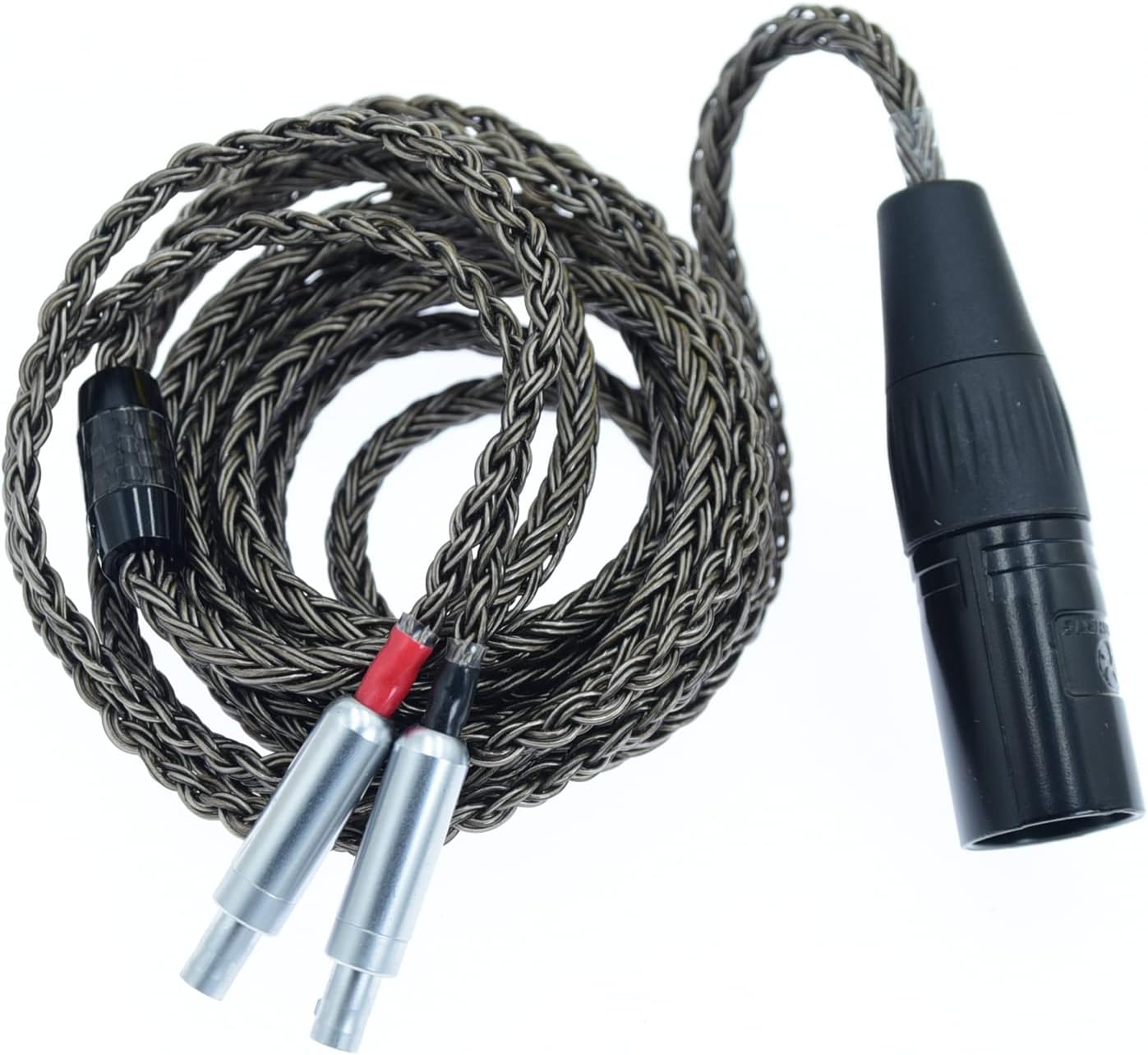 4pin XLR Balanced OCC Silver Mixed Audio Cable Compatible Headphone Upgrade for sennheiser hd 800 s hd800 hd800s HD820s HD820 Dharma D1000 Earphone with Headphone Amplifier
