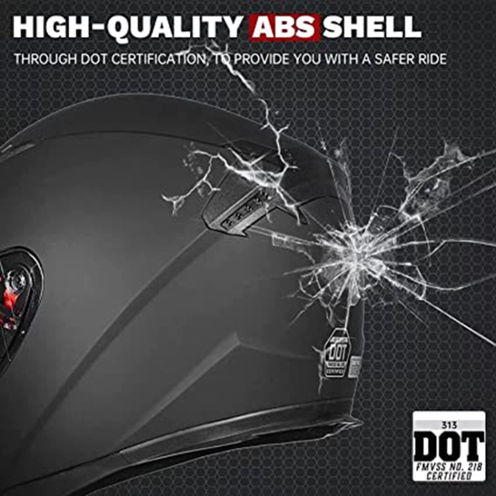 Integralny kask motocyklowy, wyścigowy kask motocrossowy z podwójnym wizjerem, do motocrossu, choppera, skutera, dla dorosłych, mężczyzn i kobiet, odpowiedni na wszystkie pory roku, certyfikat DOT