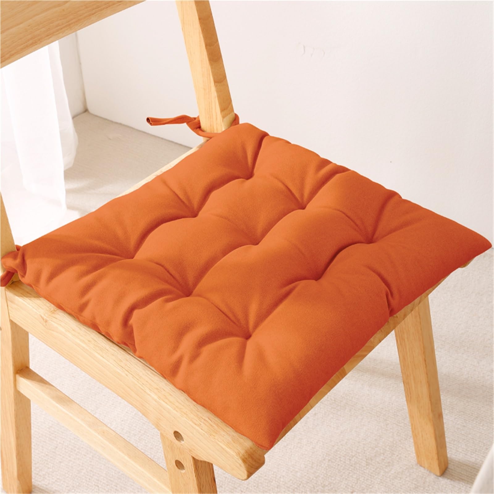 Coussins de chaise carrés épais antidérapants pour soulager l'assise au bureau