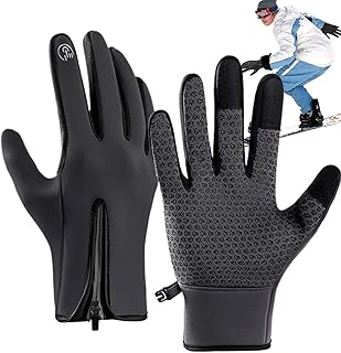 防水サイクリンググローブ | 厚手タッチスクリーン対応暖かい手袋 - 厚手保温ミトン,サイクリング スキー オートバイ ハイキング キャンプ 日常アウトドア 通勤 運転用