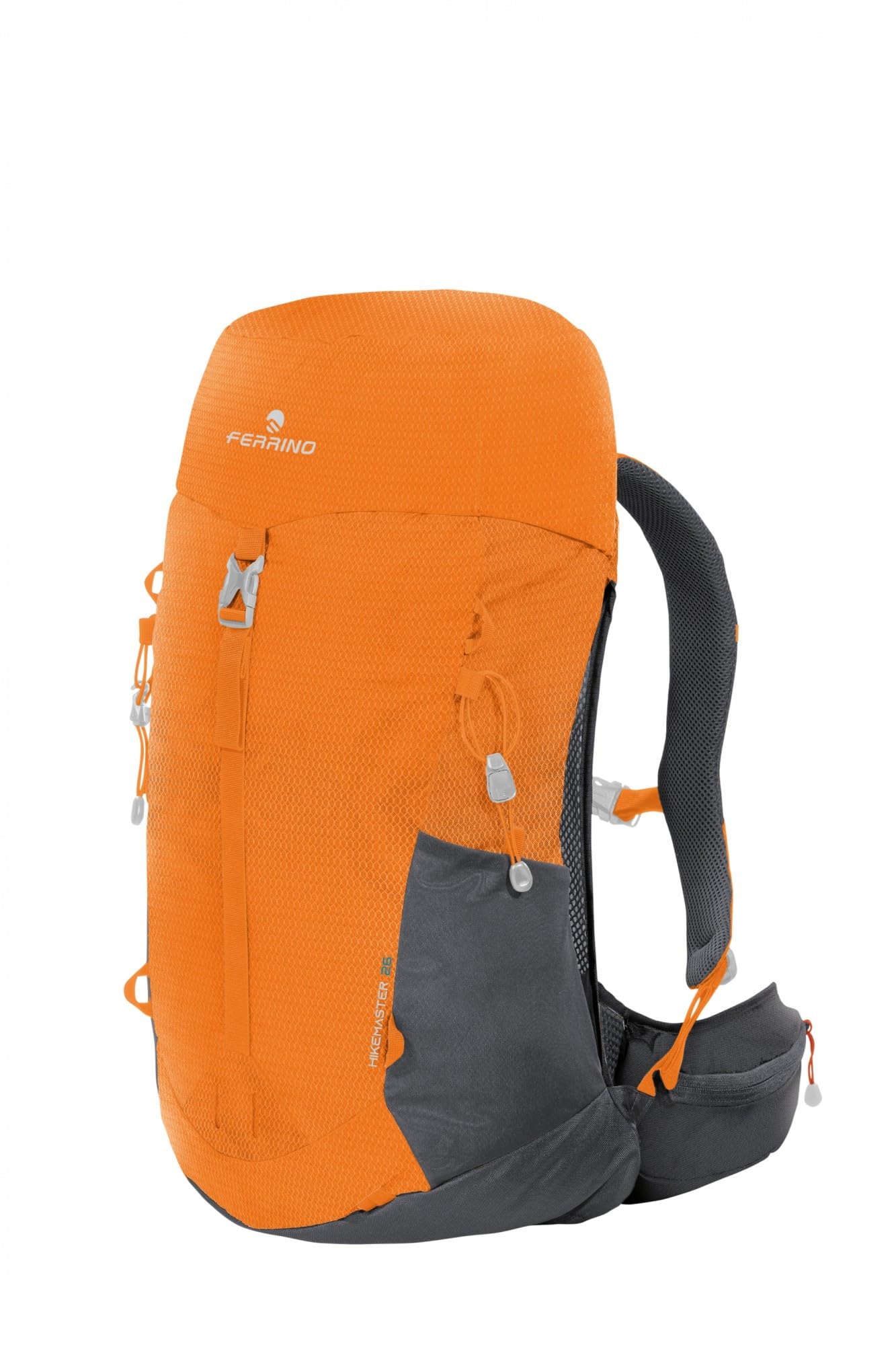 Ferrino Hikemaster 26, Zaino trekking 26 litri, ideale per escursionismo in montagna e fast hiking (Arancione)
