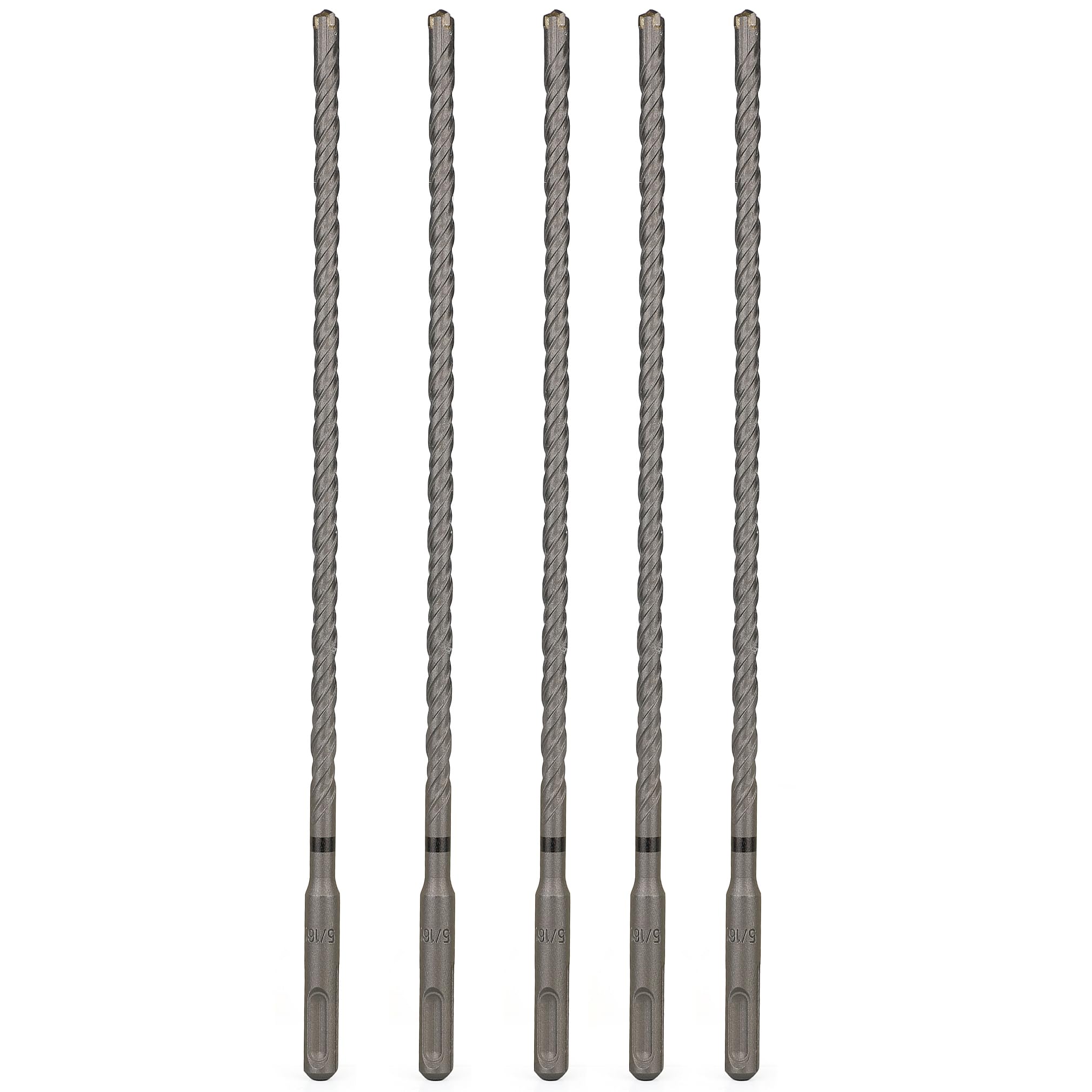 SDS Plus Drill Bits - 5PC Set for Concrete & Stone -13 SDS Plus Drill Bits - 5PC Set for Concrete & Stone -13