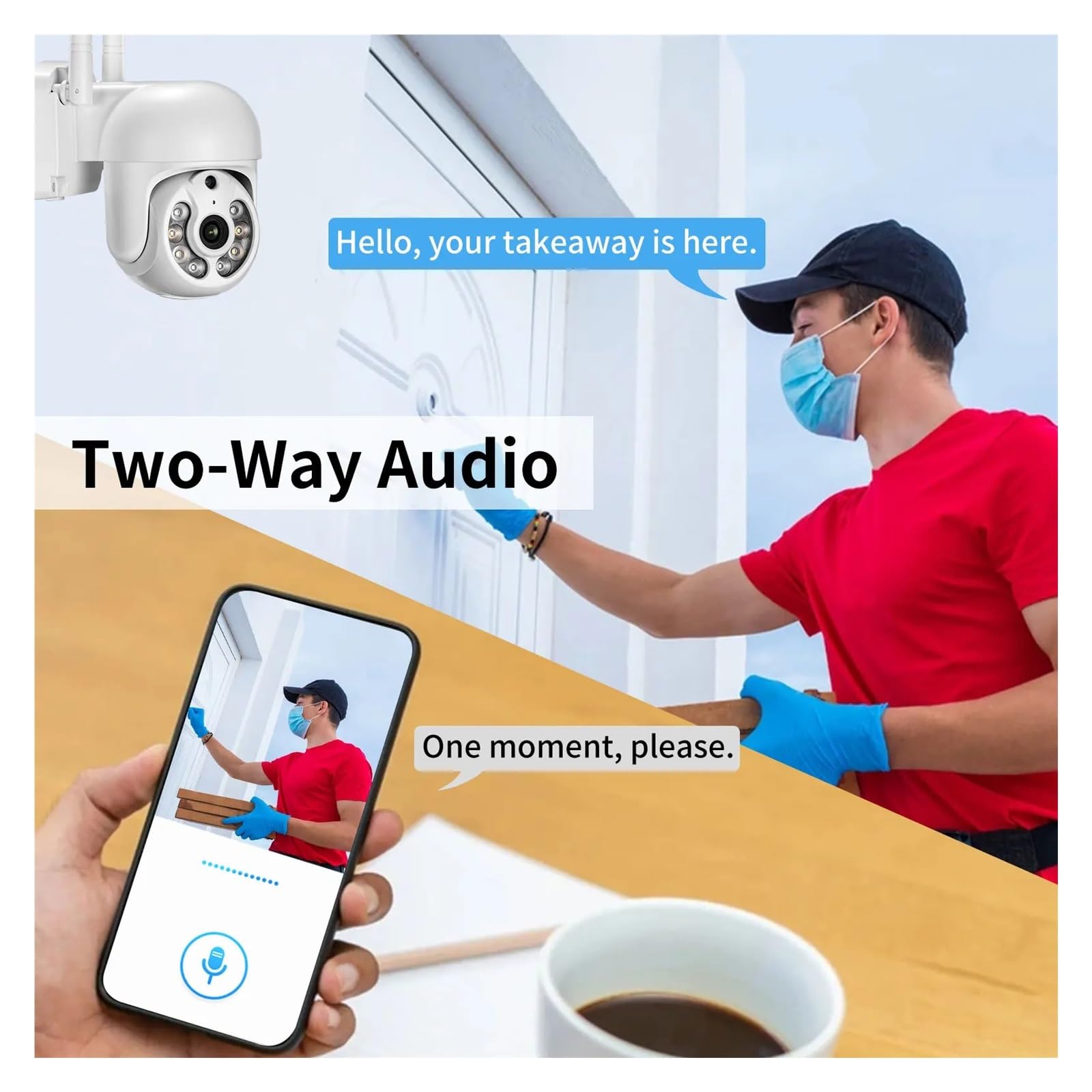 Système de vidéosurveillance PTZ 8MP CCTV