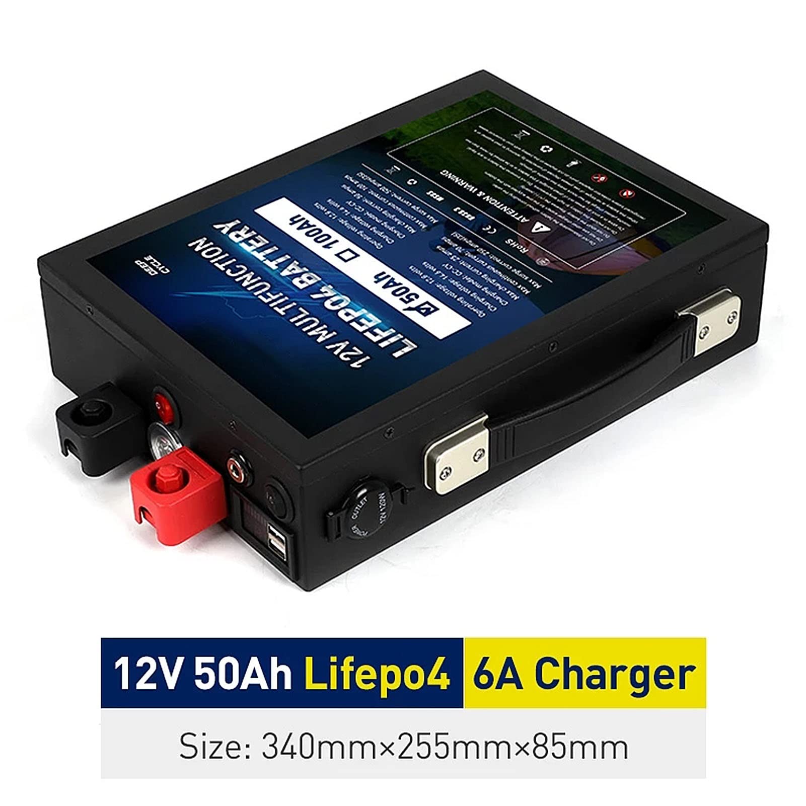 DC12V 12V　50A リン酸鉄リチウムイオンバッテリー　LiFePO4 Amazon.co.jp: リン酸鉄リチウムイオンバッテリー 12V 50Ah