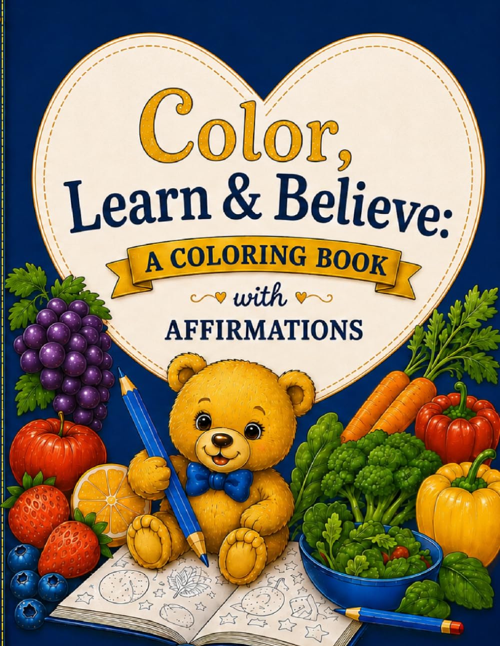 Color, Learn and Believe. A Coloring Book with Affirmations