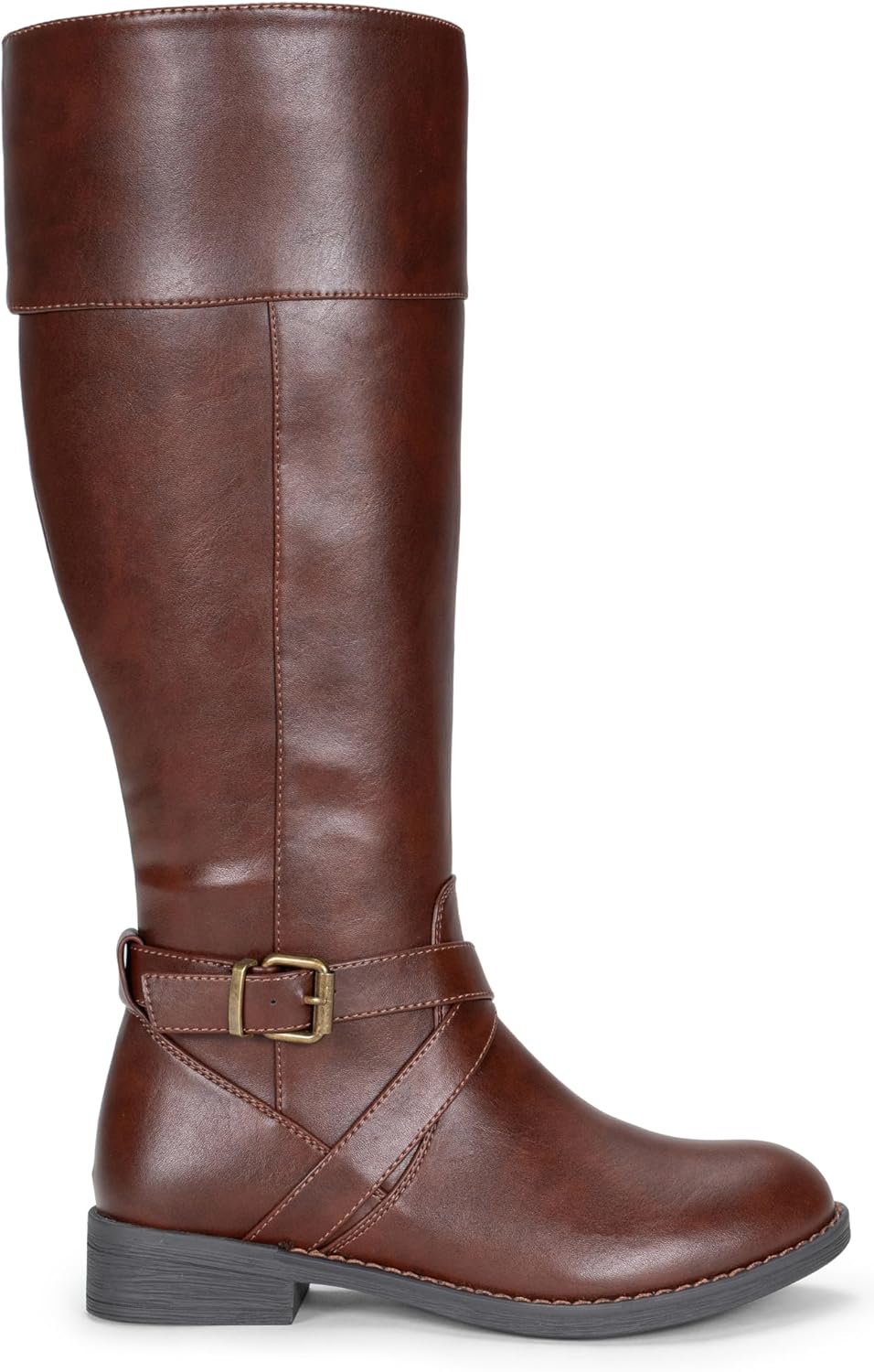 Vepose Women's 949 Knee High Boots,Tall Riding Boots Low Heel with Wide Calf and Wide Widths - Image 2