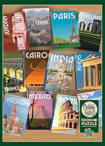 Miniatura 3 de Cobble Hill - Rompecabezas de 1000 piezas, dónde seguir - Muestra de póster incluido