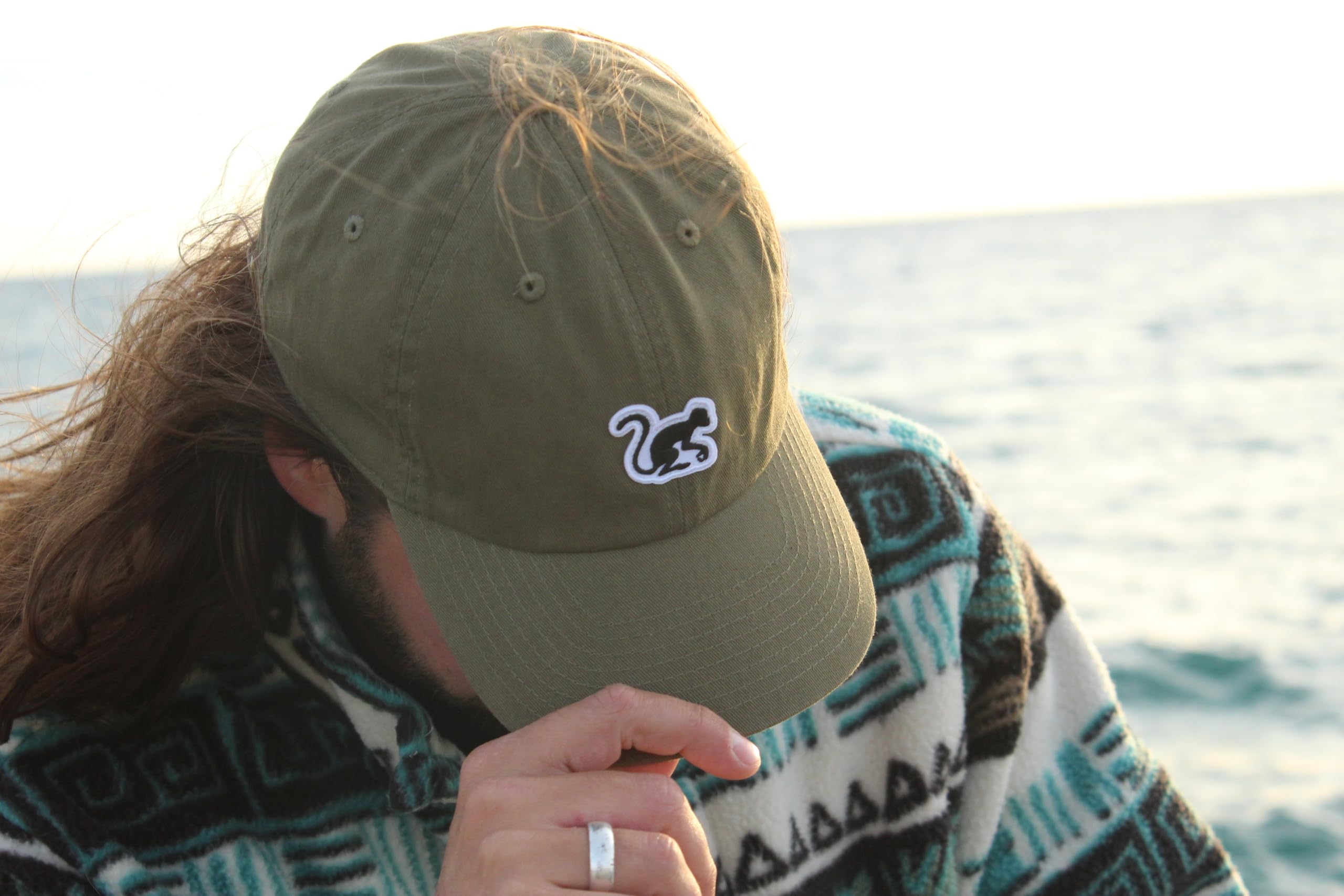 Surf Monkey Casquette de baseball Classic - Casquette Dad en coton - Taille unique - Coton biologique