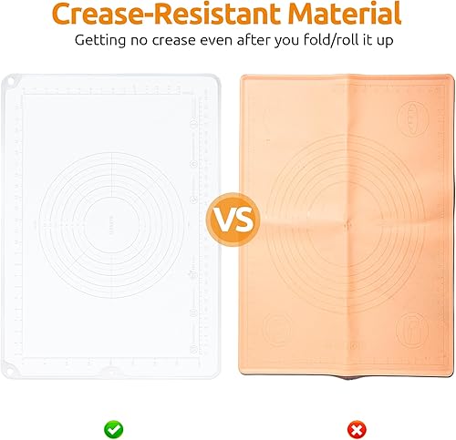 Miniatura 9 de U-Taste 1 espátula de silicona resistente al calor de 600F, sin BPA, 1 pieza (Aqua Sky), y alfombrilla grande de 19.7 x 27.6 pulgadas,