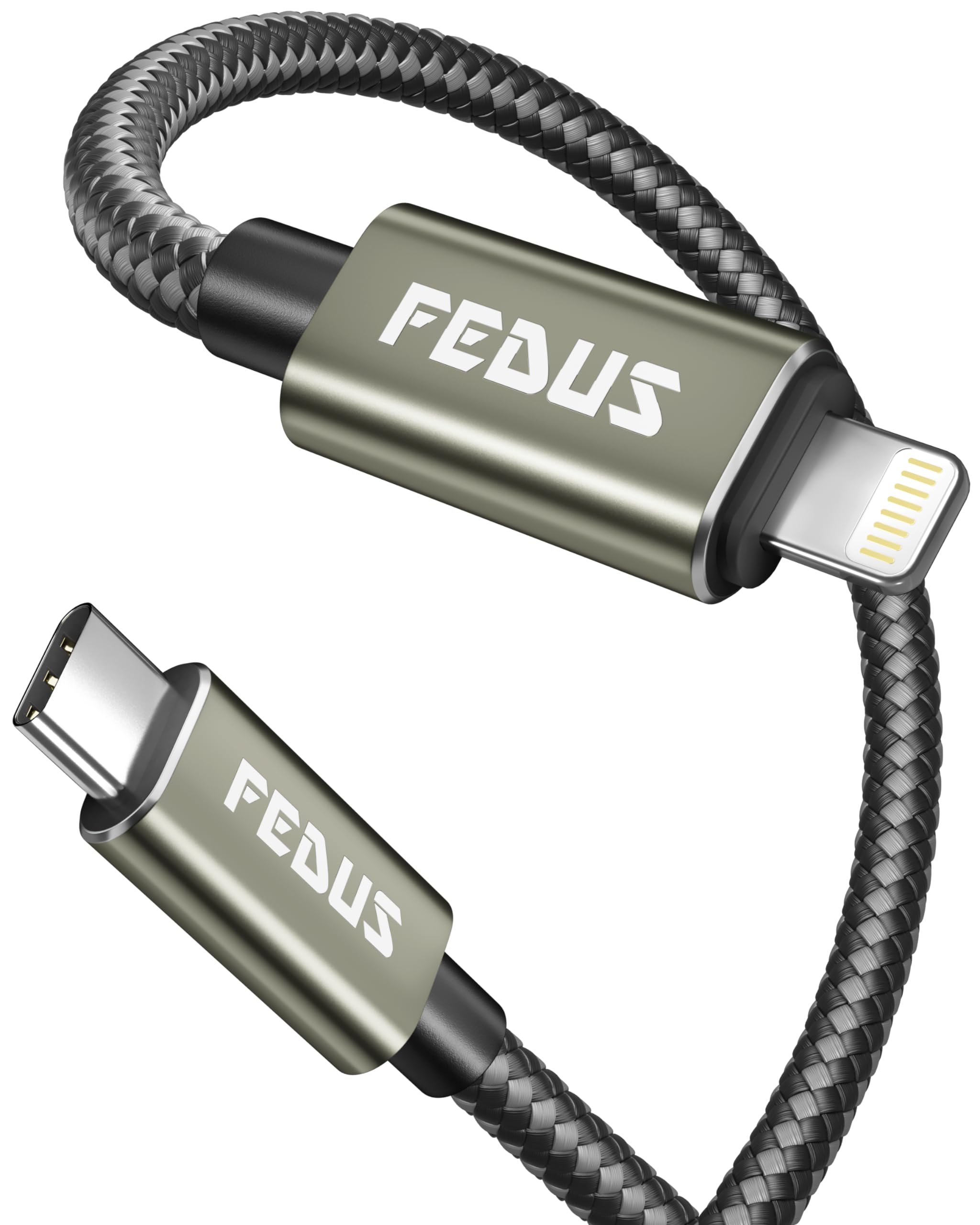 FEDUS USB C to Lightning Cable 9.8FT, Fast Quick Charge Support Type C to Lightning Cable Nylon Braided sync Charging Cord for Car, iPhone, iPad, Air Pods Macbook,14/14 Pro/14 Pro Max/13/13 Pro/12/12 (B0DBM1HFKW) Amazon Price History, Amazon Price Tracker