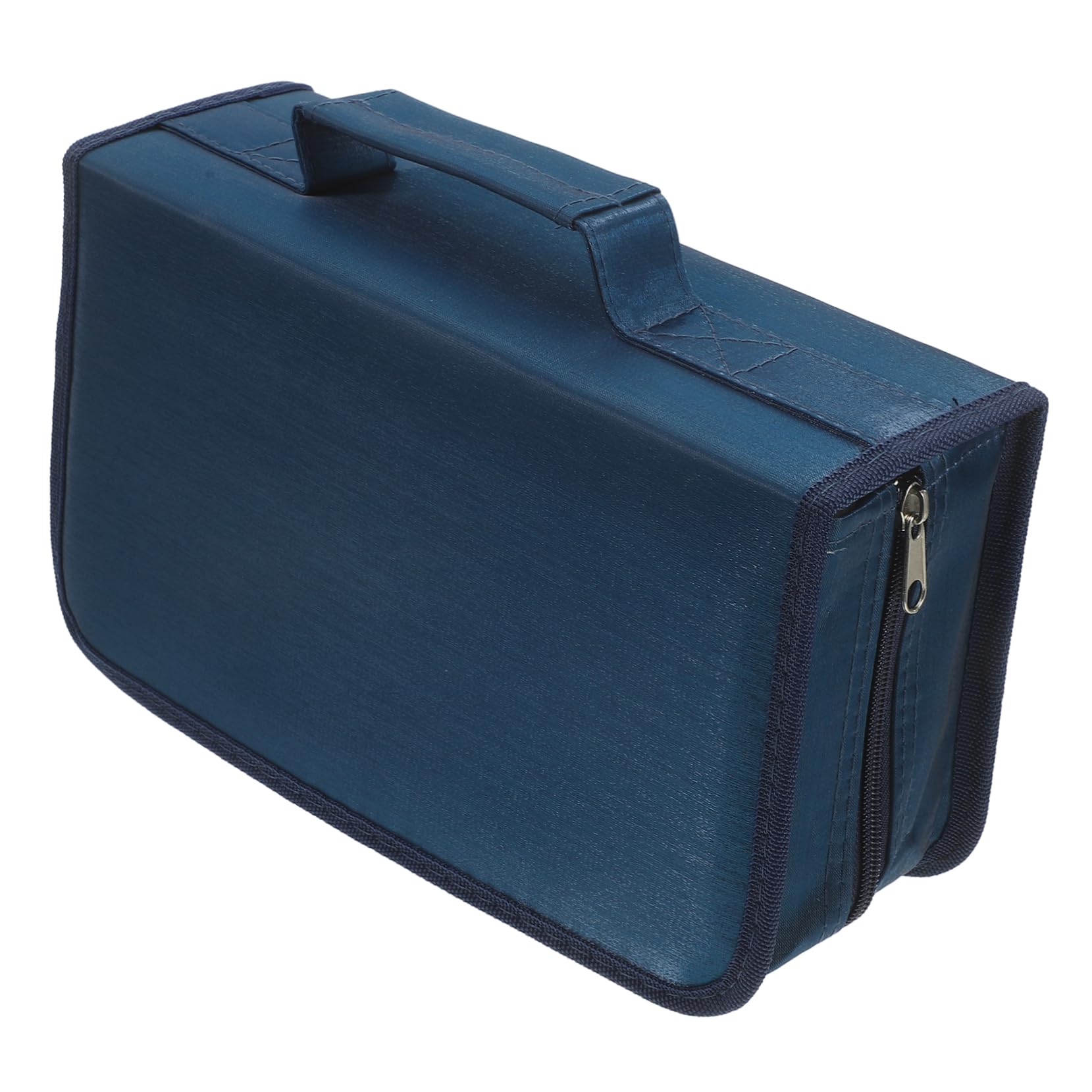Mobestech 4pezzi Custodia Cd Portatile Capacità Organizer Elegante Per Dvd e Cd Protezione Da Graffi e Danni Perfetta Per Auto e Casa Profondo