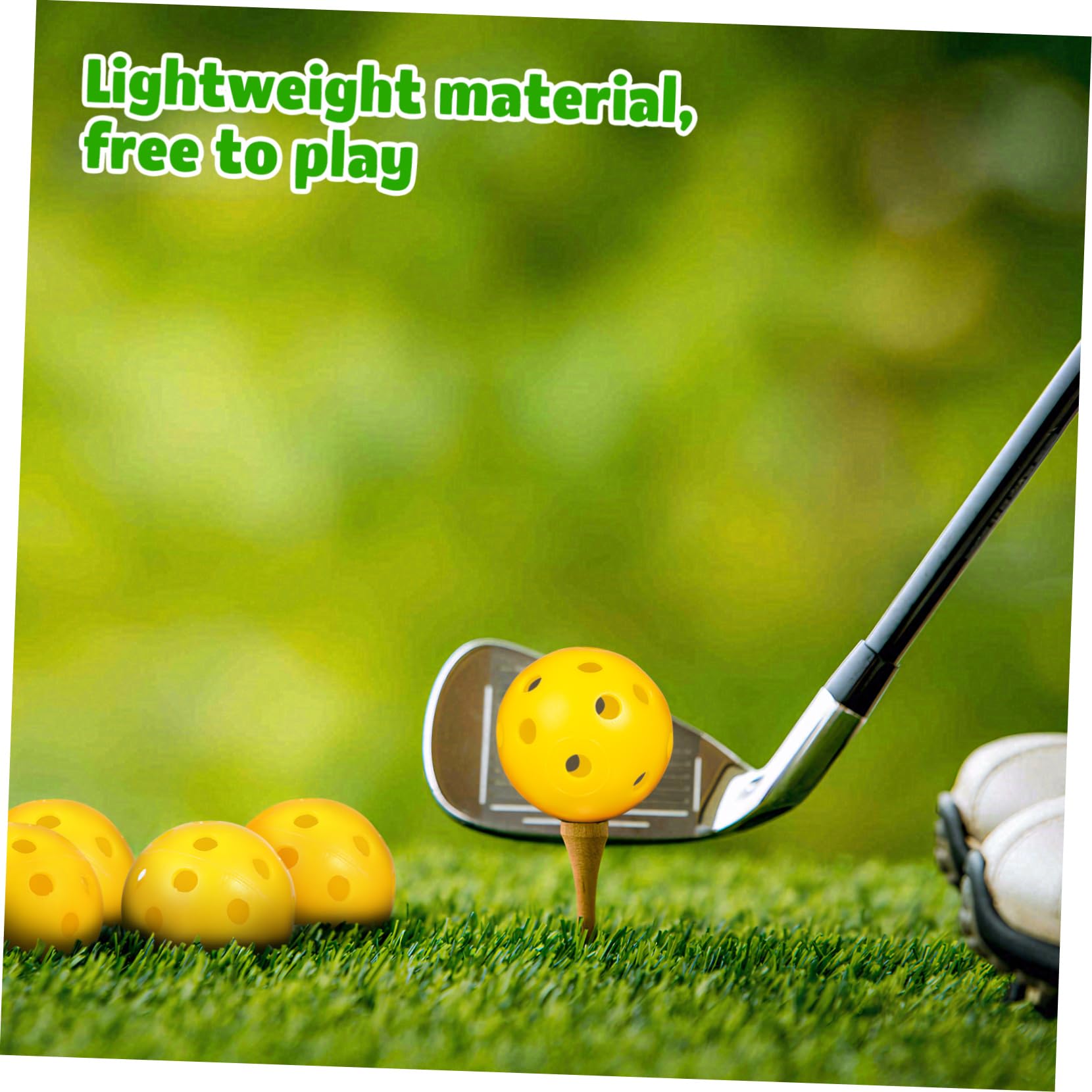 Happyyami 3sets Matte Indoor Practice Plastic Holes for Control Management 24pcs*3