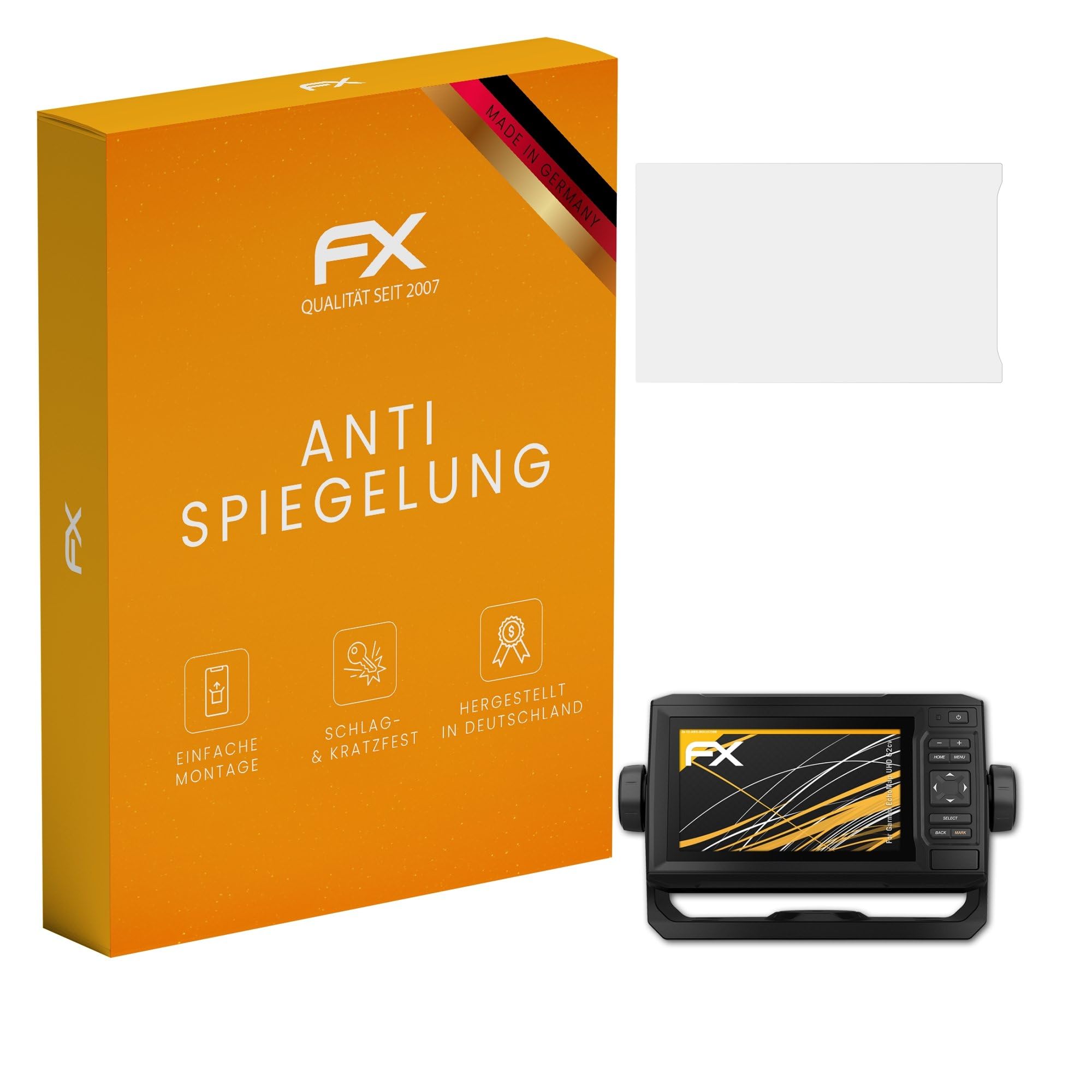 AtFoliX Film Protection D'écran Compatible Avec Garmin GPSMap 520s Protecteur D'écran, Ultra-clair FX Écran Protecteur (3X