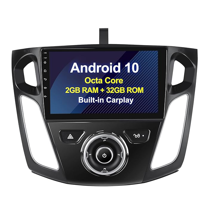 Buy Android 10 Car Radio for Ford Focus 2012 2013 2014 2015 2016 2017 Stereo 9 inch IPS Touch