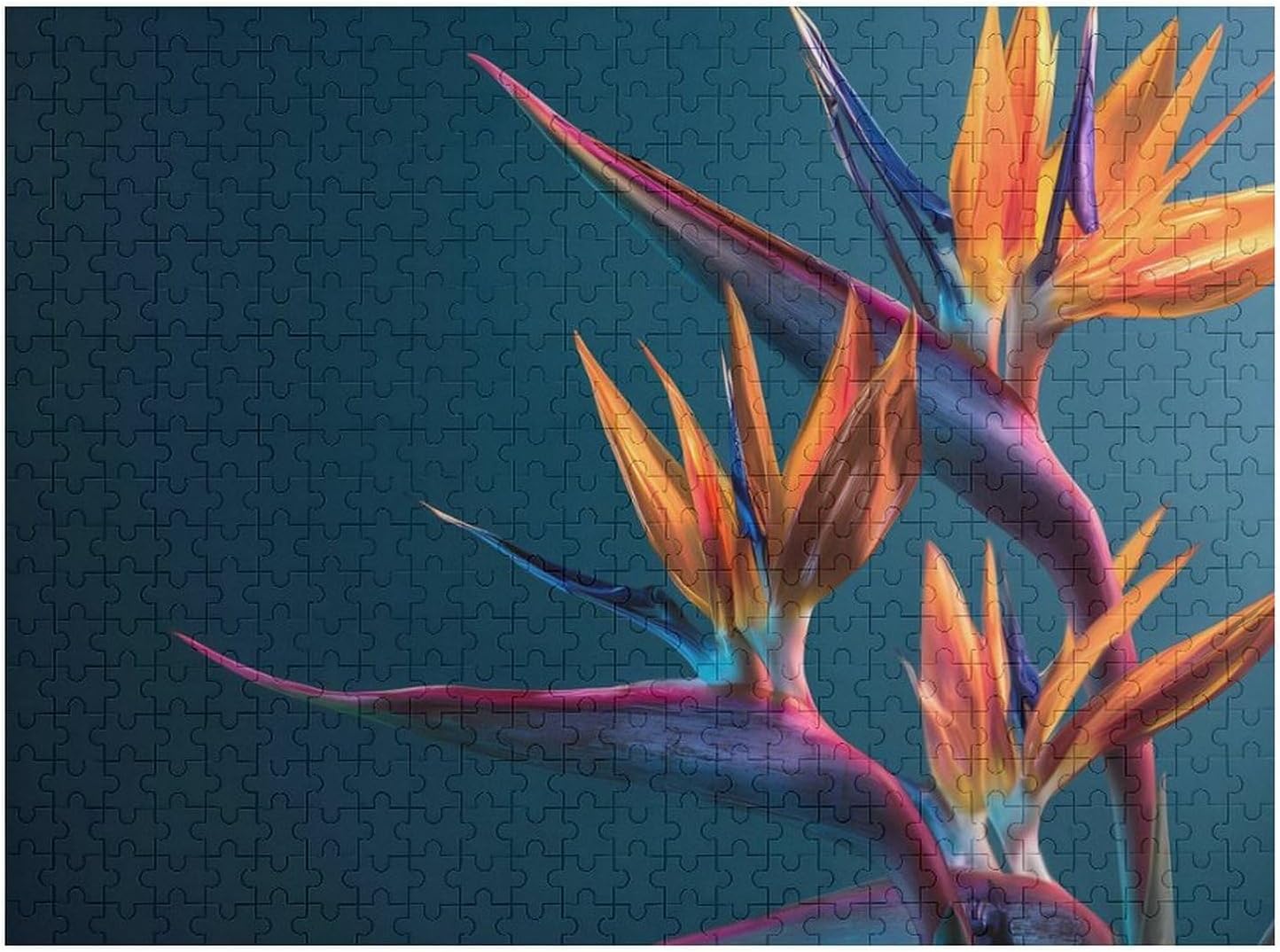 Hawaiian Birds of Paradise Puzzles for Adults 500 PCS Wooden Jigsaw Puzzle Wall Decor Christmas