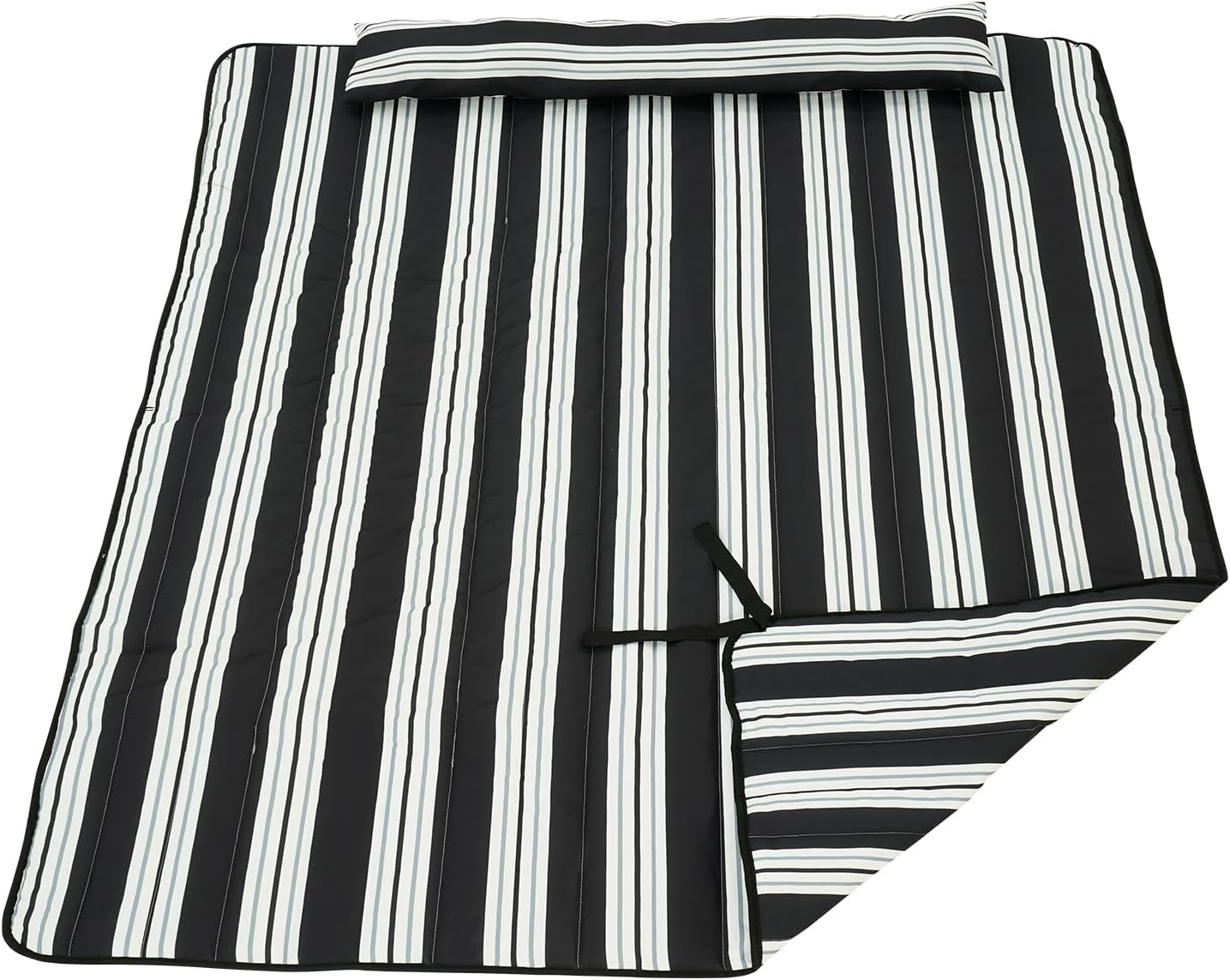 Lazy Daze Hammocks 2 Person Hammock Pad and Pillow Set, Double Polyester Quilted 78" x55" Replacement Pad for Rope Hammock, Blue