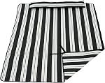 Lazy Daze Hammocks 2 Person Hammock Pad and Pillow Set, Double Polyester Quilted 78" x55" Replacement Pad for Rope Hammock, Turquoise Blue Stripes