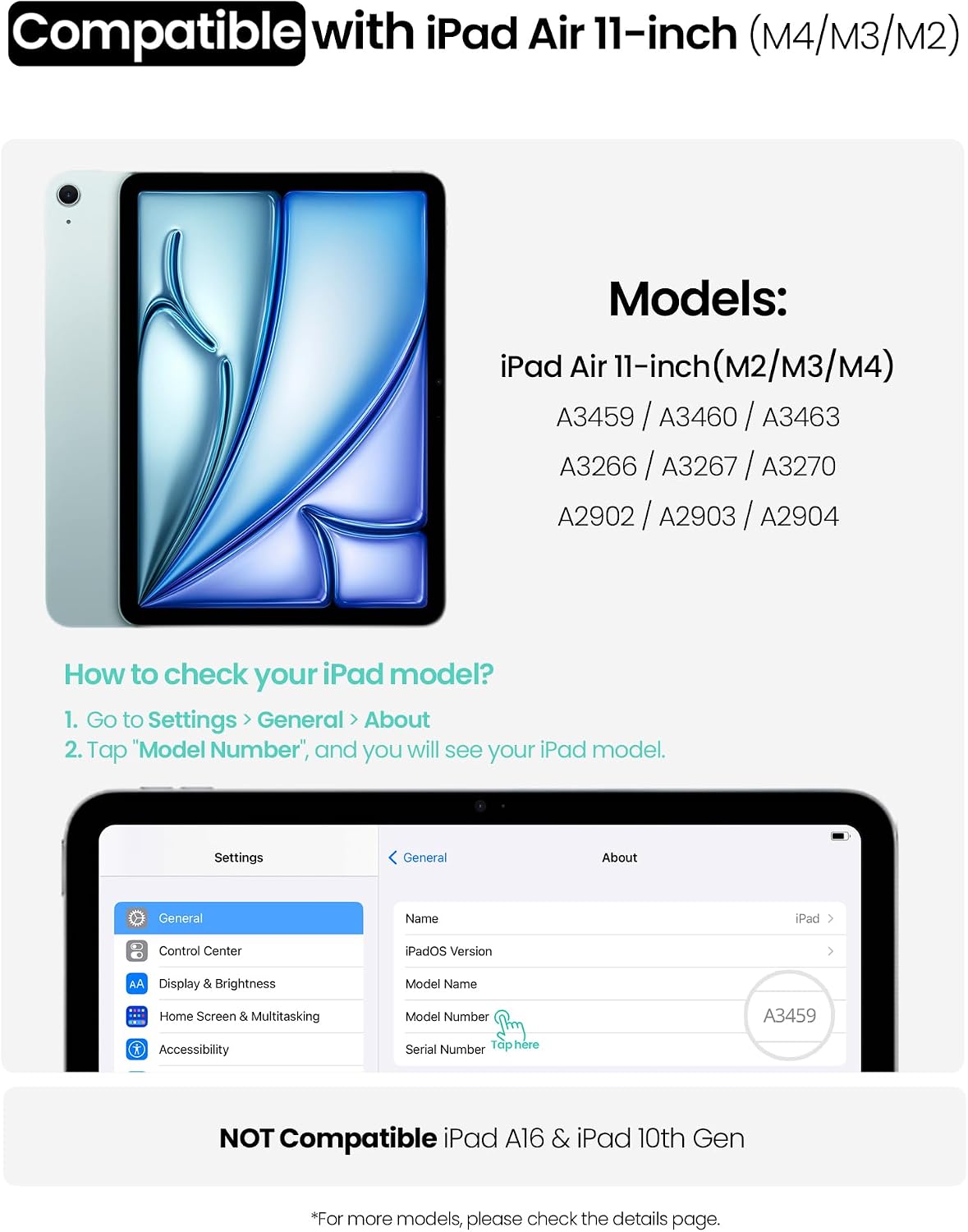 Nillkin Screen Protector for iPad Air 11 Inch M4/M3/M2 (2026/2025/2024), 9H High Aluminum Tempered Glass with Easy-Install Tray, 93% HD Clarity, Apple Pencil Compatible, Case Friendly, Bubble Free