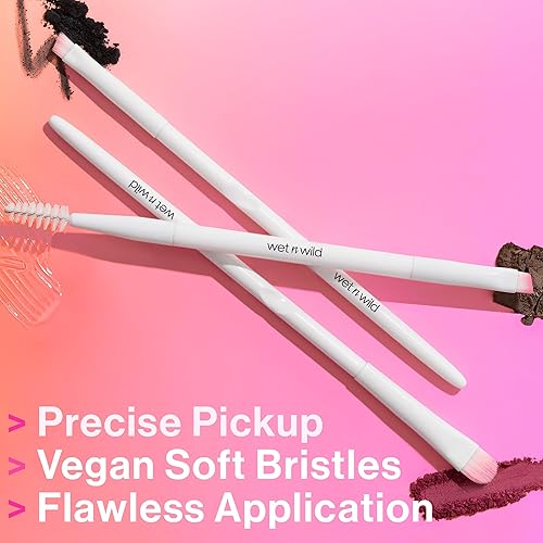 Miniatura 34 de wet n wild - Brocha de corrector, maquillaje mineral y líquido, mezcladora, fibra afelpada, mango ergonómico Rosa (Blush),Cepillo
