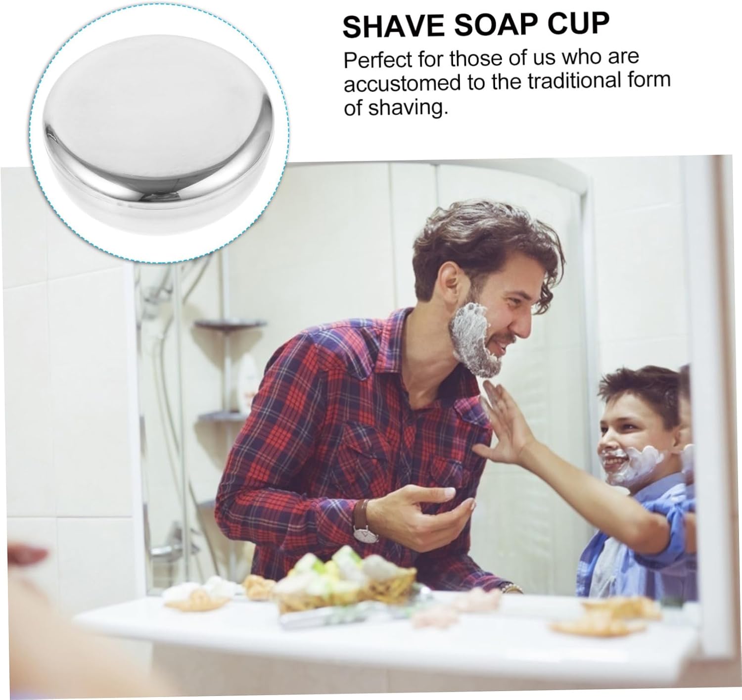 Shave Soap Bowl Shaving Mug Tallow Shave Soap Cup Men's Shaving Bowl Set