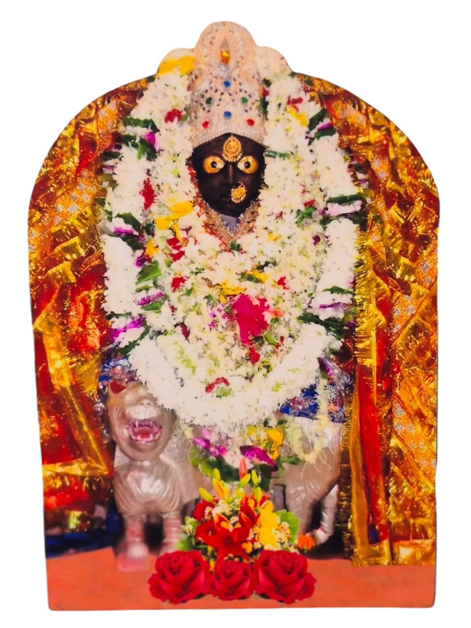 Vils Guwahati Goddess Sri Kamakhya Devi Divine Holy Blessing Wood & Plastic Photo Frame Cutout with Back Stand (4 inch X 6 inch) (B0BF4SC1J3) Amazon Price History, Amazon Price Tracker