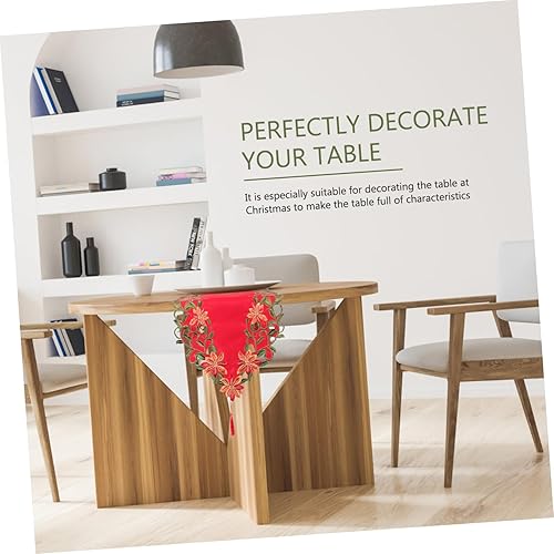 Miniatura 4 de Camino de mesa de Navidad, camino de mesa de corte, bufanda de algodón y lino, caminos de mesa de Navidad, bufanda de chimenea, mantel de mesa,