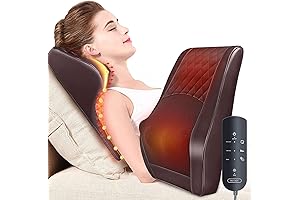 Back and Neck Massager with Heat for Pain Relief