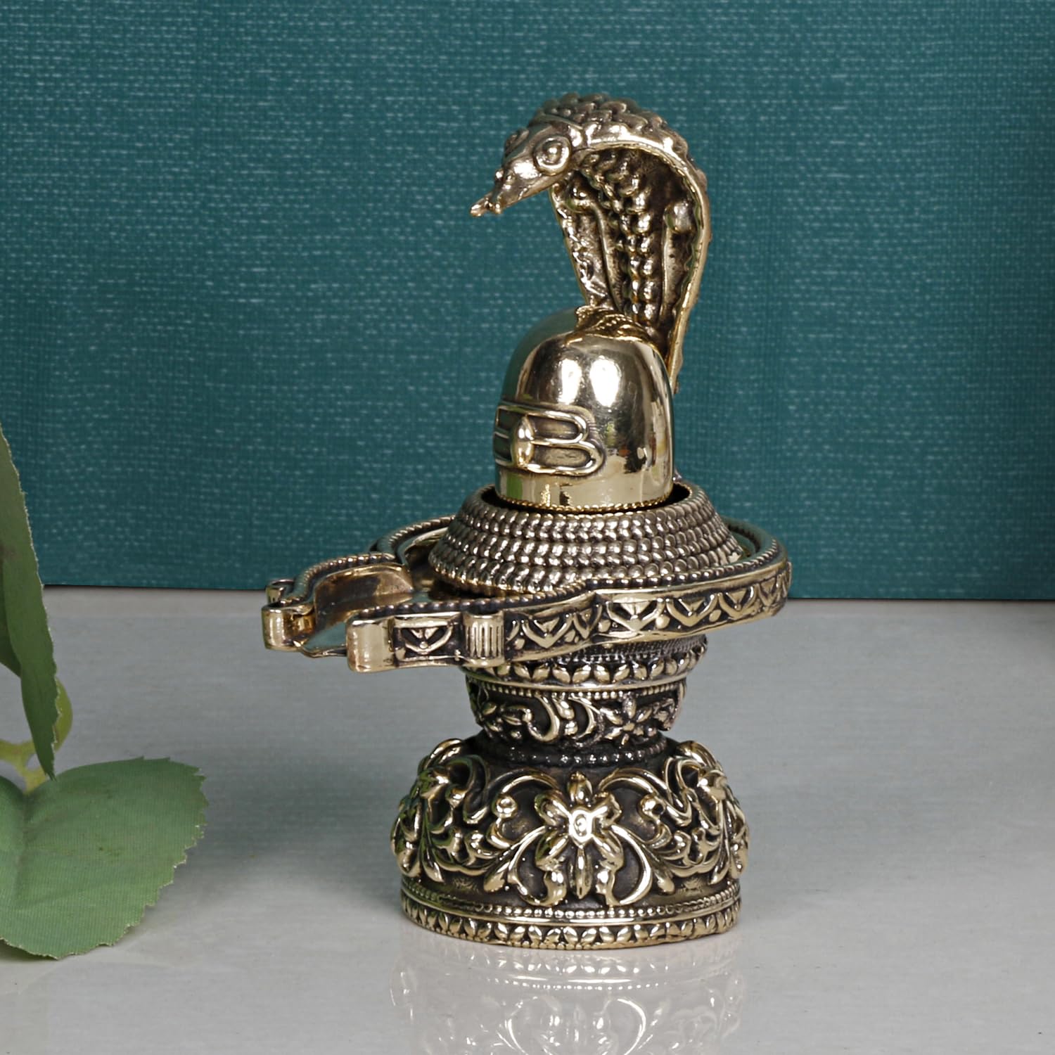 ESPLANADE Messing kleine Shiva Lingam Shiv Ling idool Murti