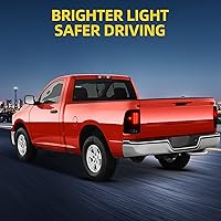 Vista 8 de DWVO Conjunto de faros delanteros y luces traseras compatible con Dodge Ram 1500 2009-2018 09-18, Dodge Ram 2500 3500 2009-2018, 2010-2018, Dodge