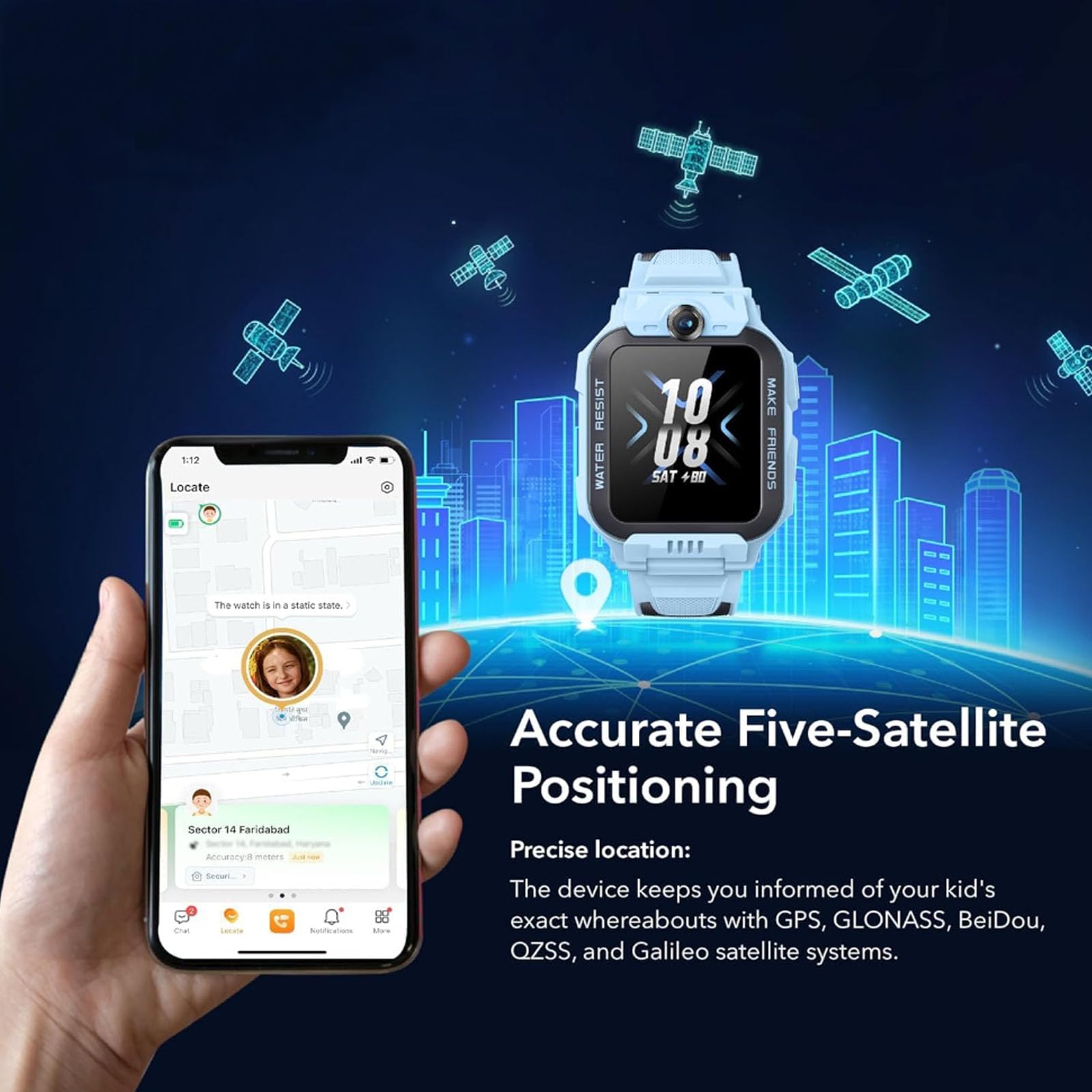 imoo Z7 Kids Smart Watch, Smart watch for Boys Kids Smartwatch Phone with Long-lasting Video & Phone Call - Image 3