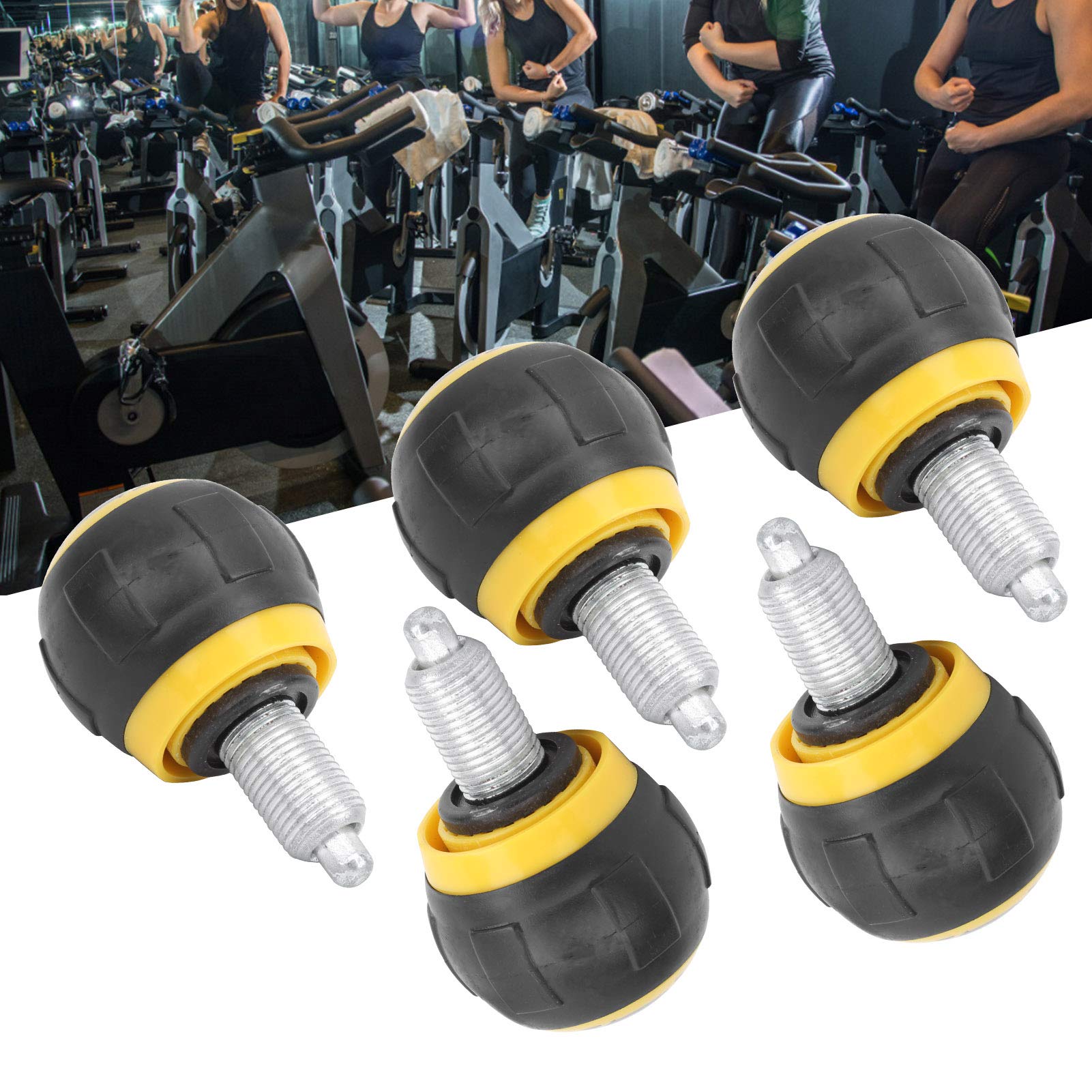 Joyzan Fitness Pop Pin, Stationärer Fahrradknopf M16 Anpassung Federknopf | Pin Heimtrainer Teile Meisten Ausrüstung Pull Spring Knob Ersatzteile Home Höhenverstellung Schrauben Übungs Ersatzzubehör