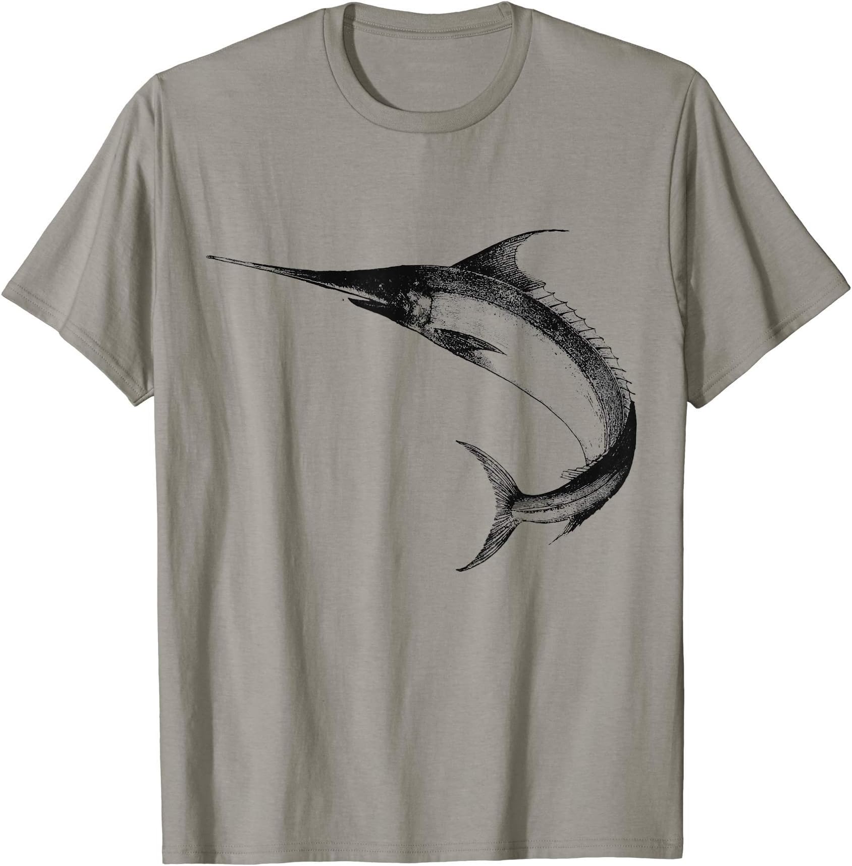 Swordfishfish Sea Fishing Vintage Fishing Fisherman T-Shirt