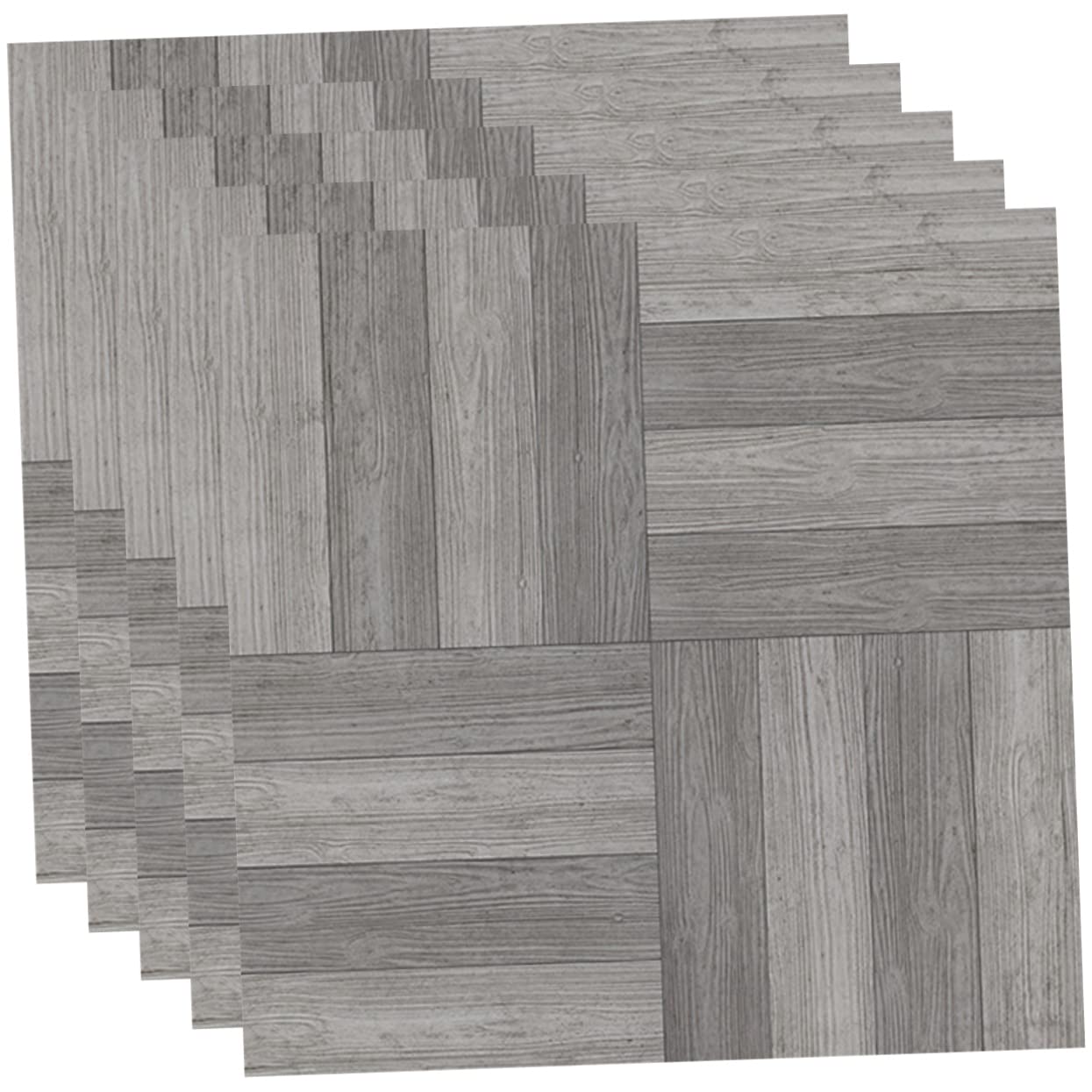 VILLCASE Home Decor Tile Stickers Self-Adhesive Floor Stickers in Colors for Kitchen Bathroom Living Room