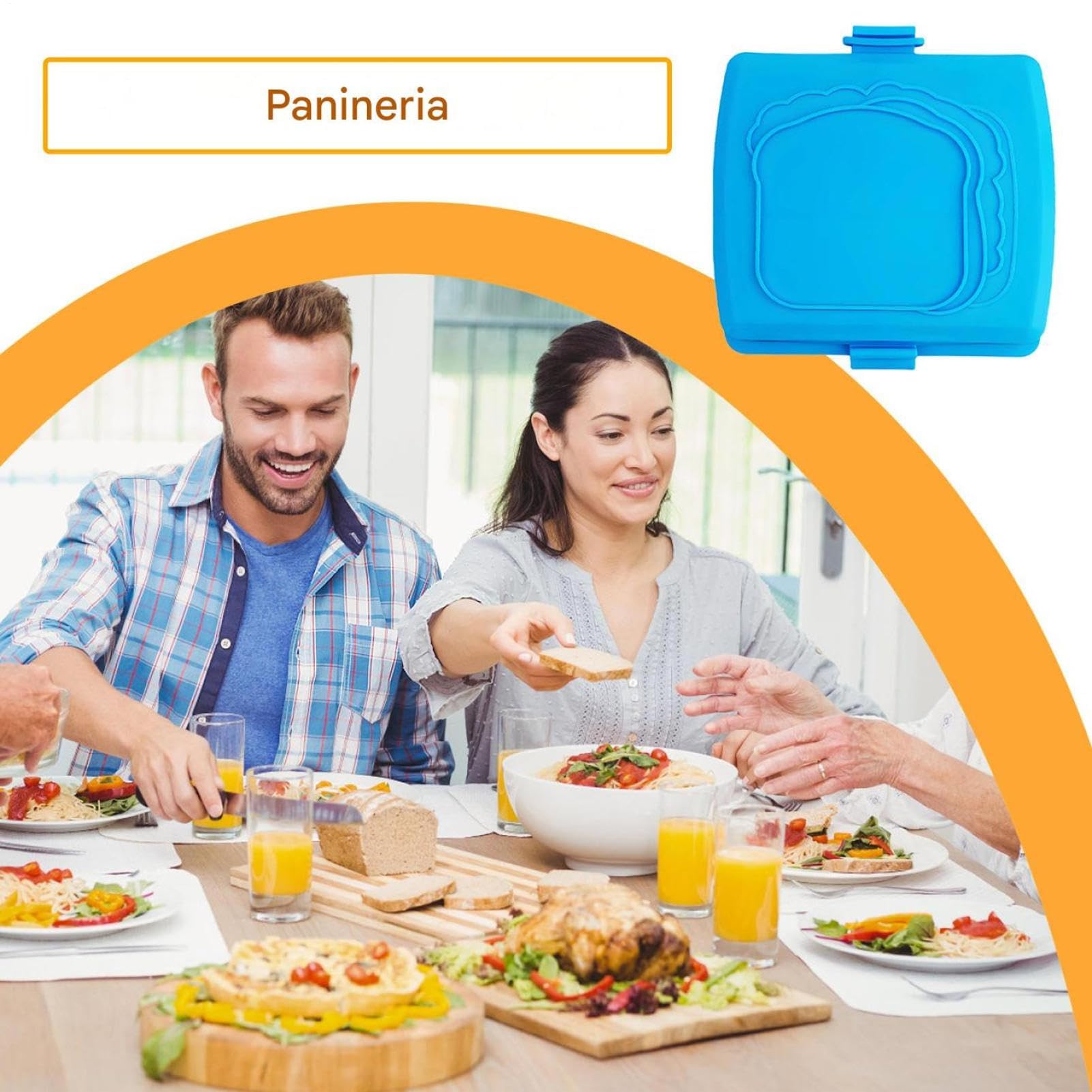 Petit-déjeuner en-Cas Compatible Lave-Vaisselle avec croque-Monsieur - Idéal pour la Maison, Les résidences étudiantes, Les étudiants, Le Bureau, Les Professionnels pressés et la Cuisine.