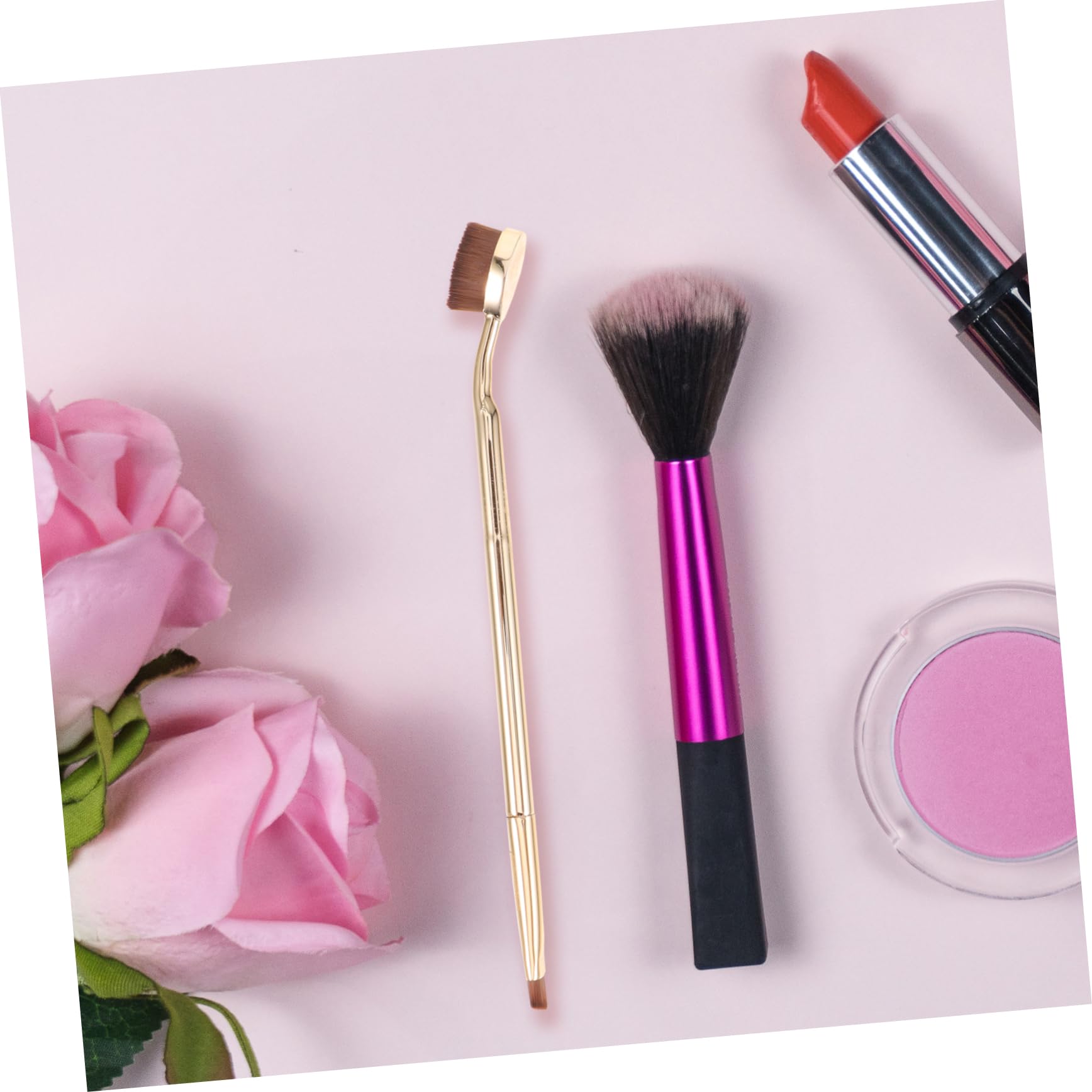 VICASKY Concealer Brush for Women Double-ended Eye Makeup Brush Set Angled for Face Eyebrows