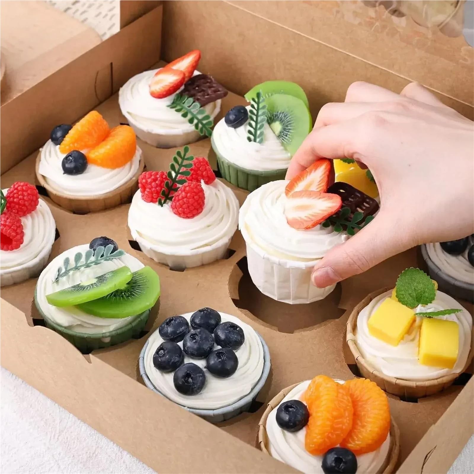 Scatola per Torte Contenitore for cupcake a 12 scomparti