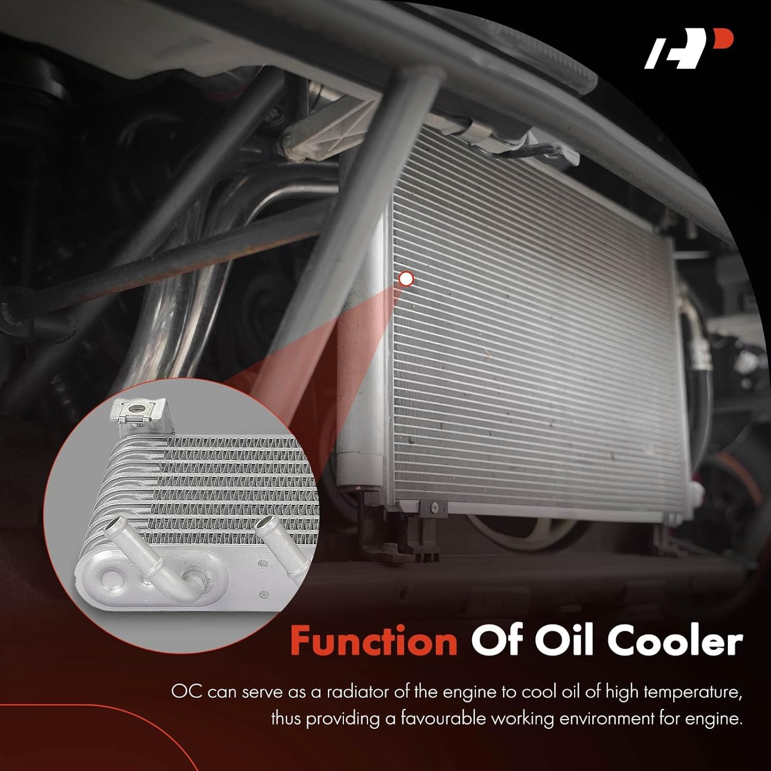 A-Premium Transmission Oil Cooler Compatible with Lexus RX350 2016-2019, RX350L 2018-2019, Automatic Transmission