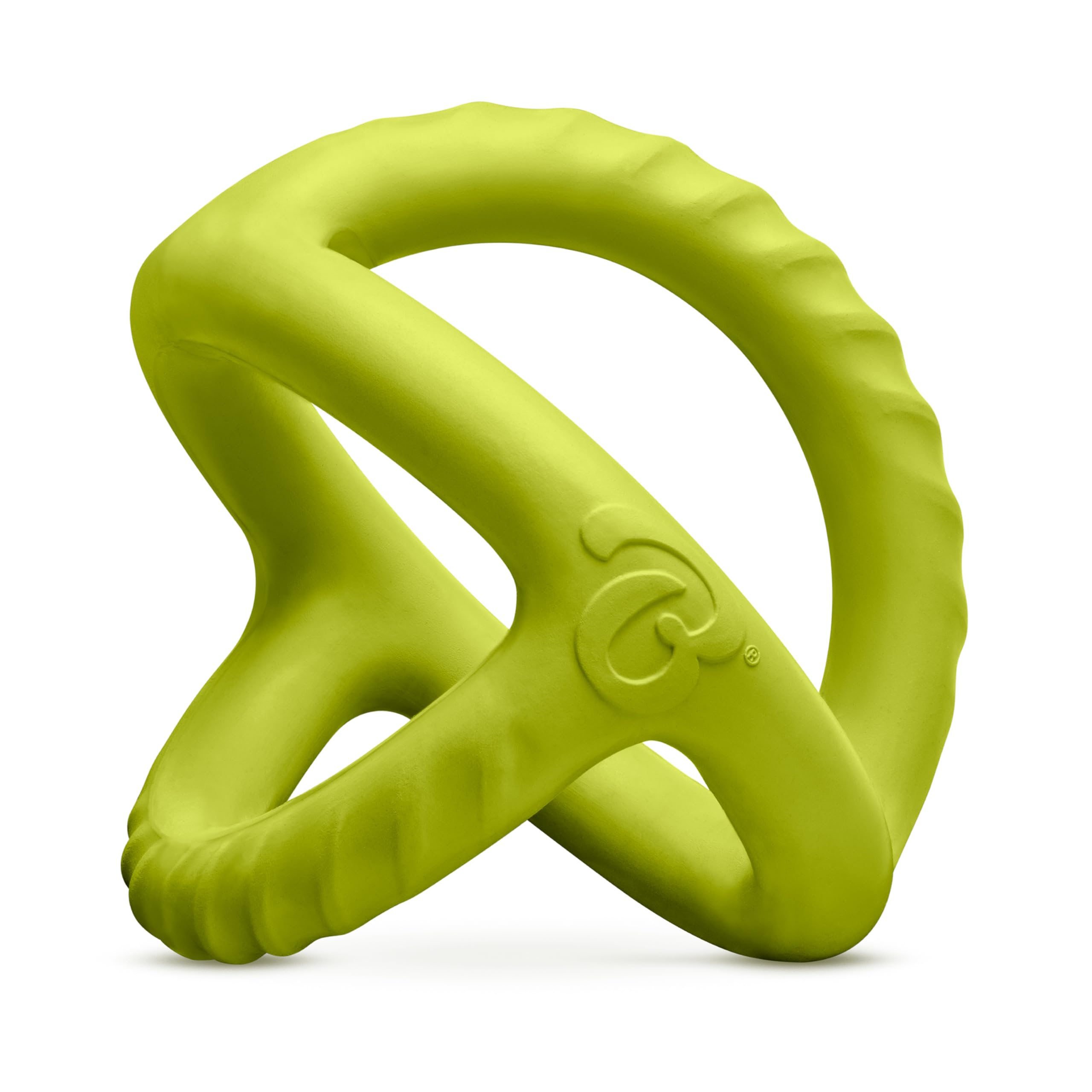 Benebone Natural Rubber Tug Interactive Dog Toy, 100% Natural Rubber, Green, Tug - One Size