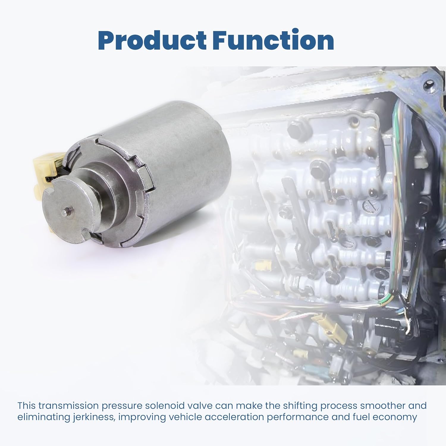 ASTROSYNC Transmission Pressure Solenoid Fit For Ford 9T50 10R60 10R80, Gearbox Solenoid Valve Replace 24268036 24046408 HL3P-7J136-AD HL3P-7J136-AA HL3P7J136AD