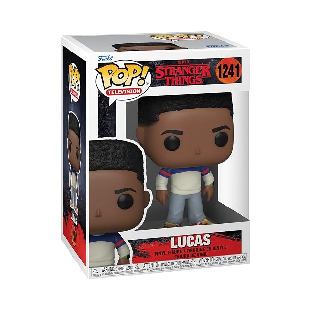 Funko Pop! TV: ST Stranger Things - Lucas Sinclair - Figura de Vinilo Coleccionable - Idea de Regalo- Mercancia Oficial - Juguetes para Niños y Adultos - TV Fans - Muñeco para Coleccionistas