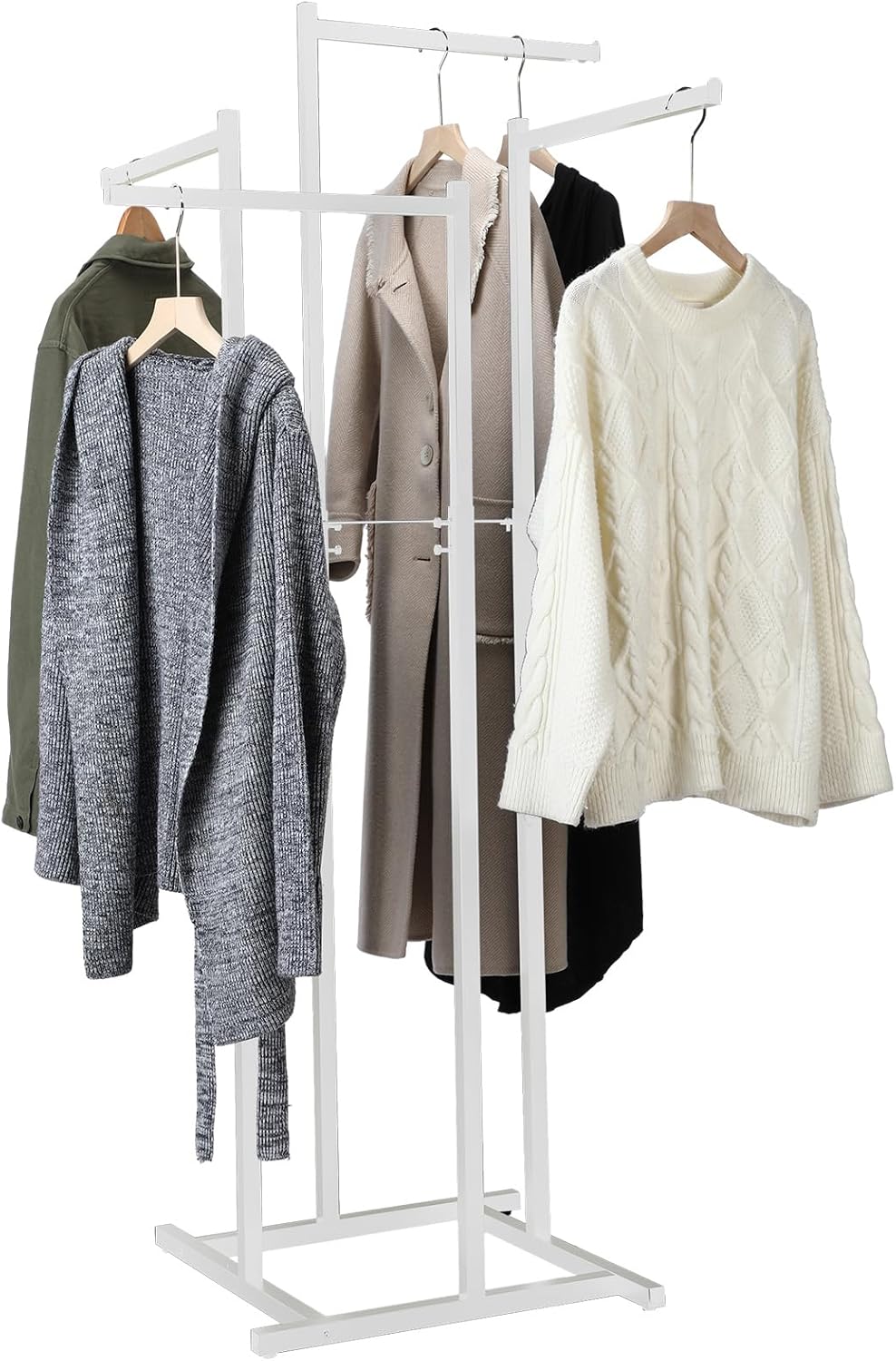 Amazon.com: Shimeyao Retail Clothing Rack Clothing Display Stand for ...